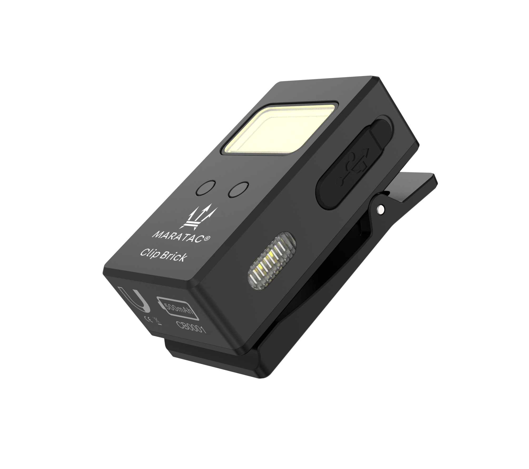 Clip Brick - LED Multifaceted RGB/ Flood / Spot Flashlight by Maratac® ( With Motion Sensing ) Coming Soon!