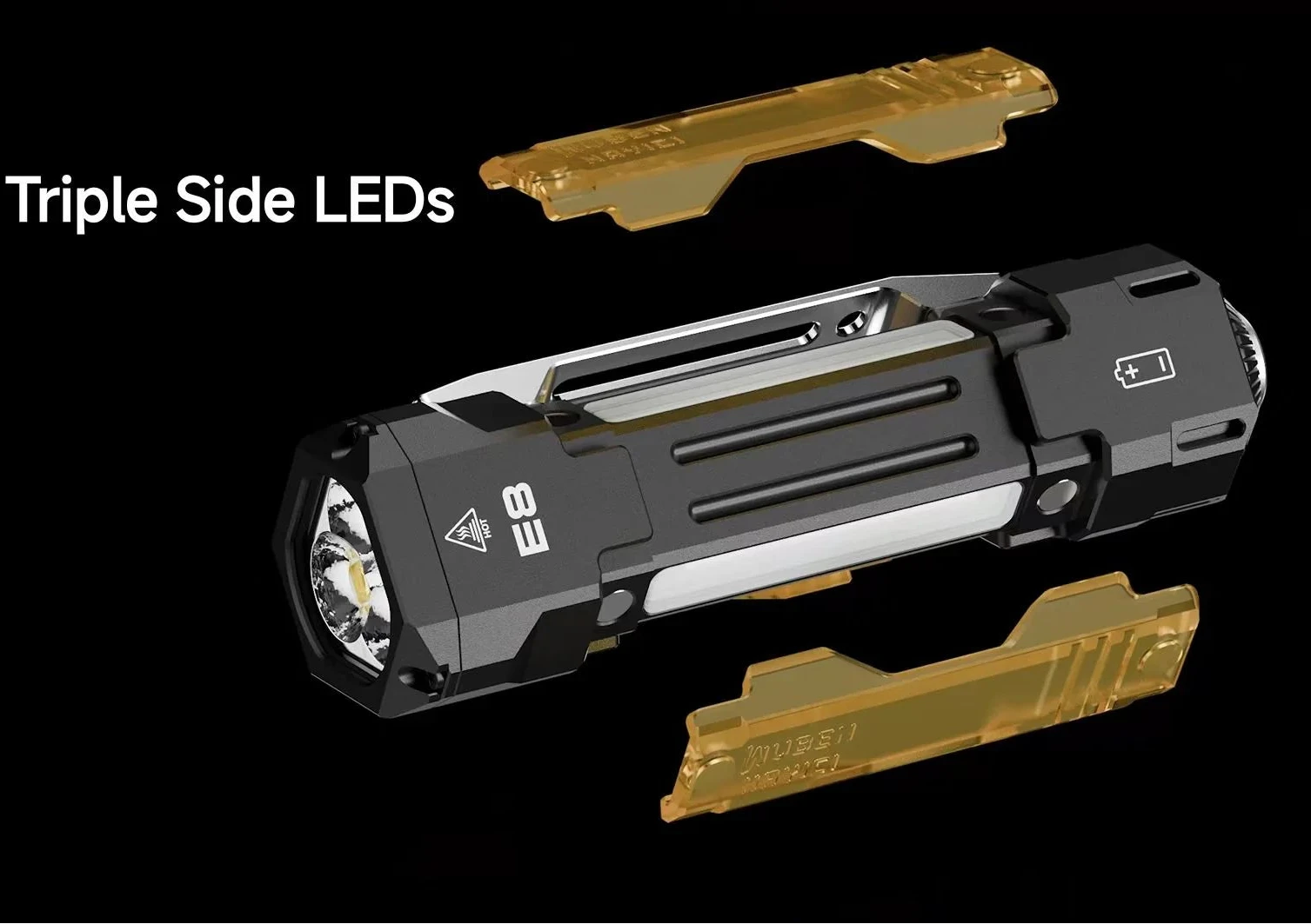Wuben E8 V2 Modular Flashlight - CC Exclusive Custom Combo Kit