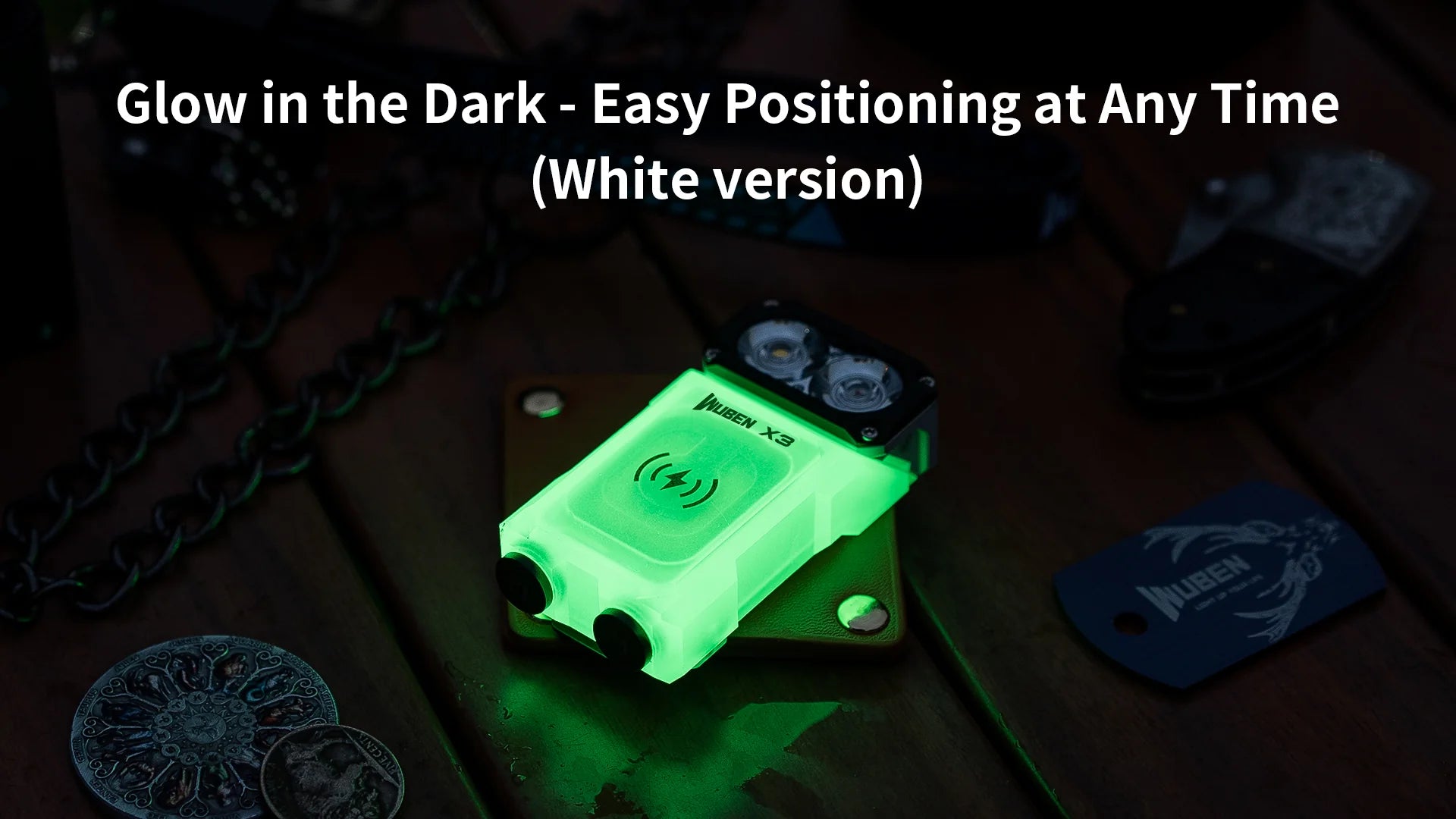 Wuben X3 - Beacon All-in-One Flashlight + Charging Dock ( 2 Color Options )