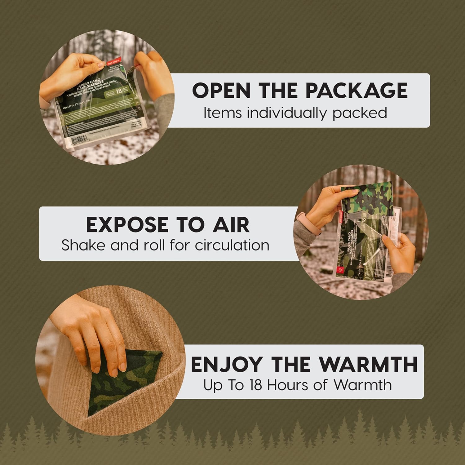 XXL Oversized Hand Warmers | 18-Hour Extended Heat