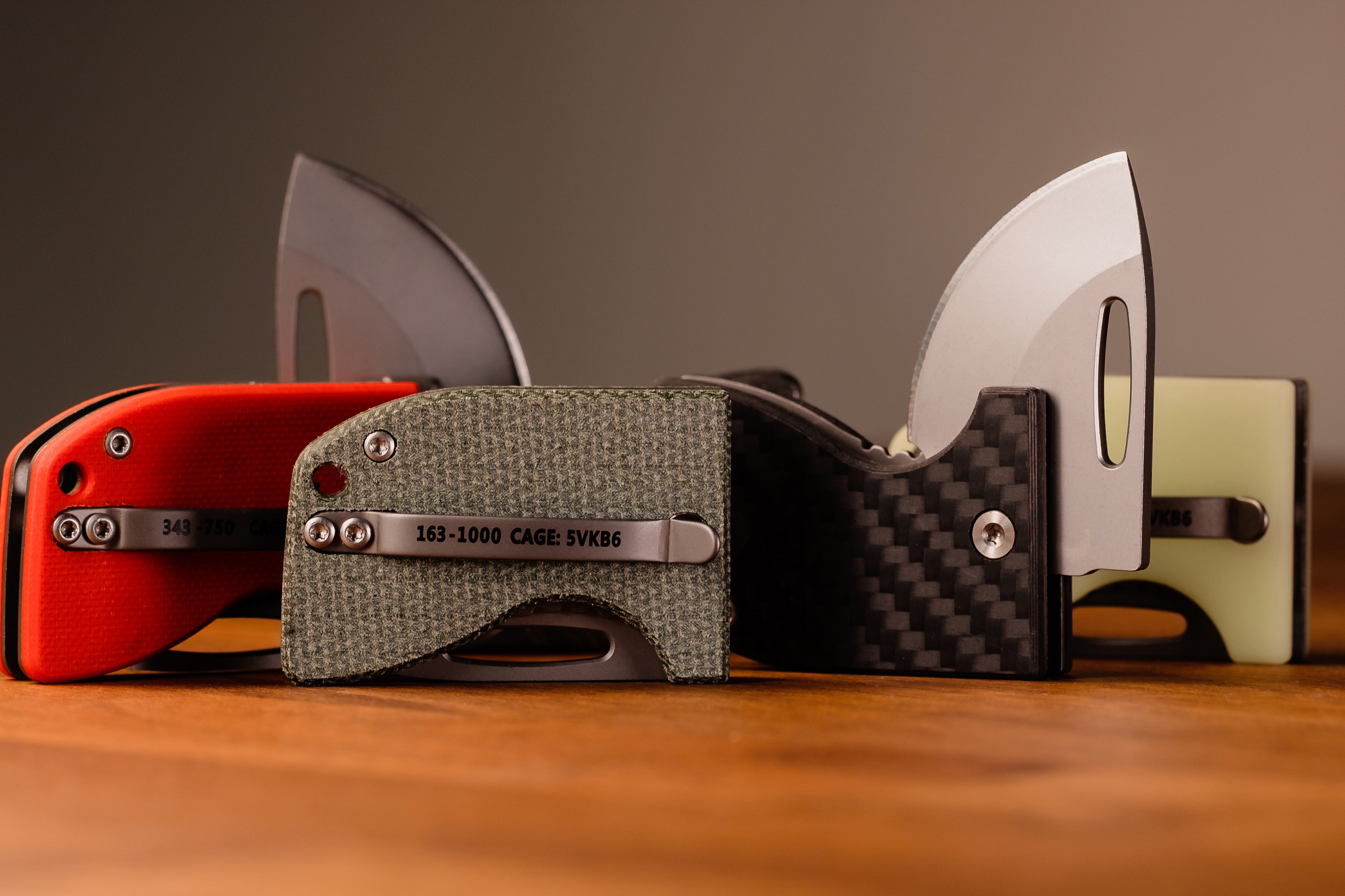 D2 Stub 2.0 Knife - Titanium Frame Lock & (( Canvas Micarta )) by Maratac®