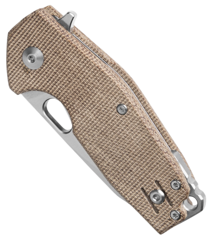 Fox Knives ( Vox 526LI ) Suru Liner Lock Knife Natural Micarta (2.36" Satin)