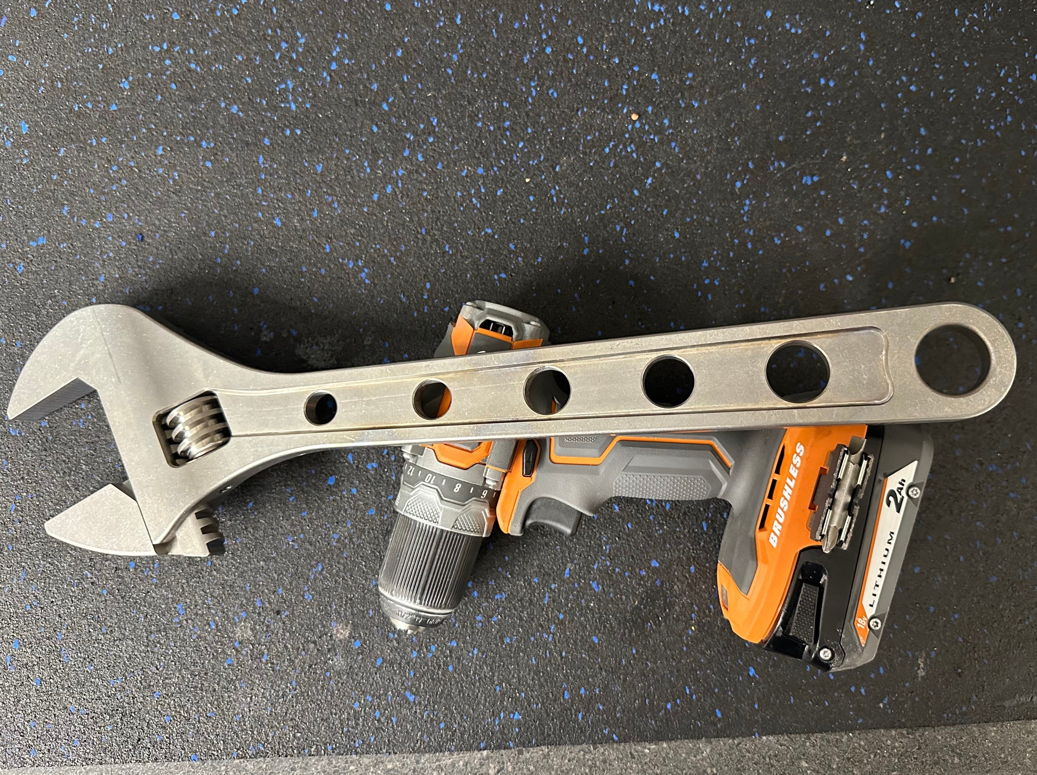 18 Inch - Titanium Adjustable Wrench - World's Largest ( NSN Pending )