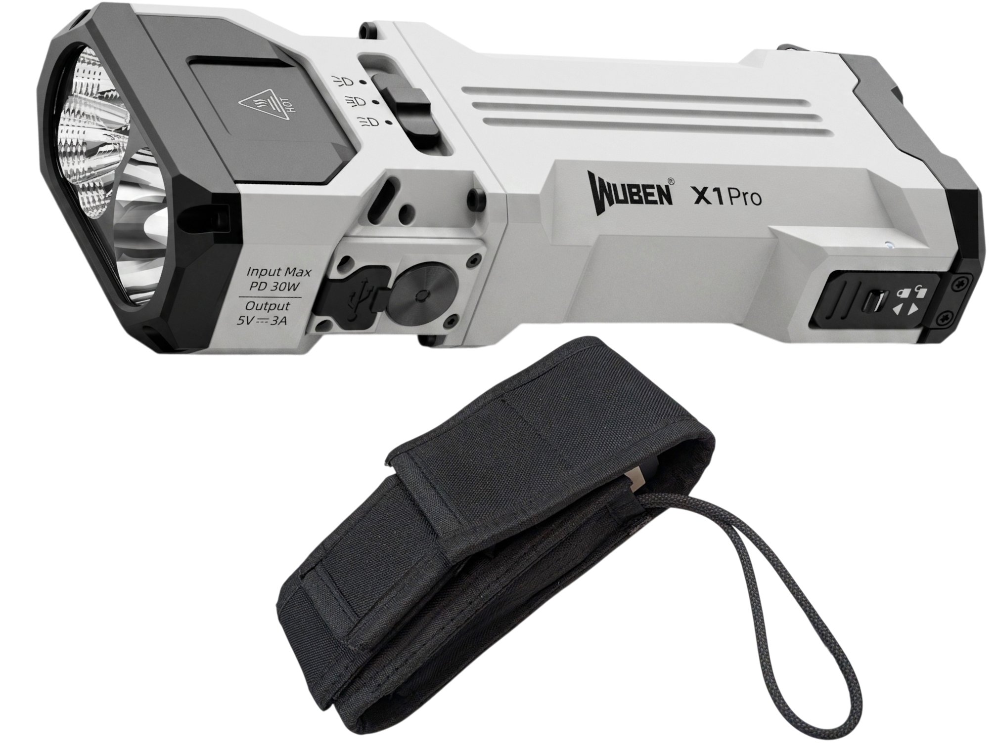 Wuben X1 Pro - Hyper Pocket Flashlight 12,300-Lumens ( CC EXCLUSIVE COMBO ) - NEW