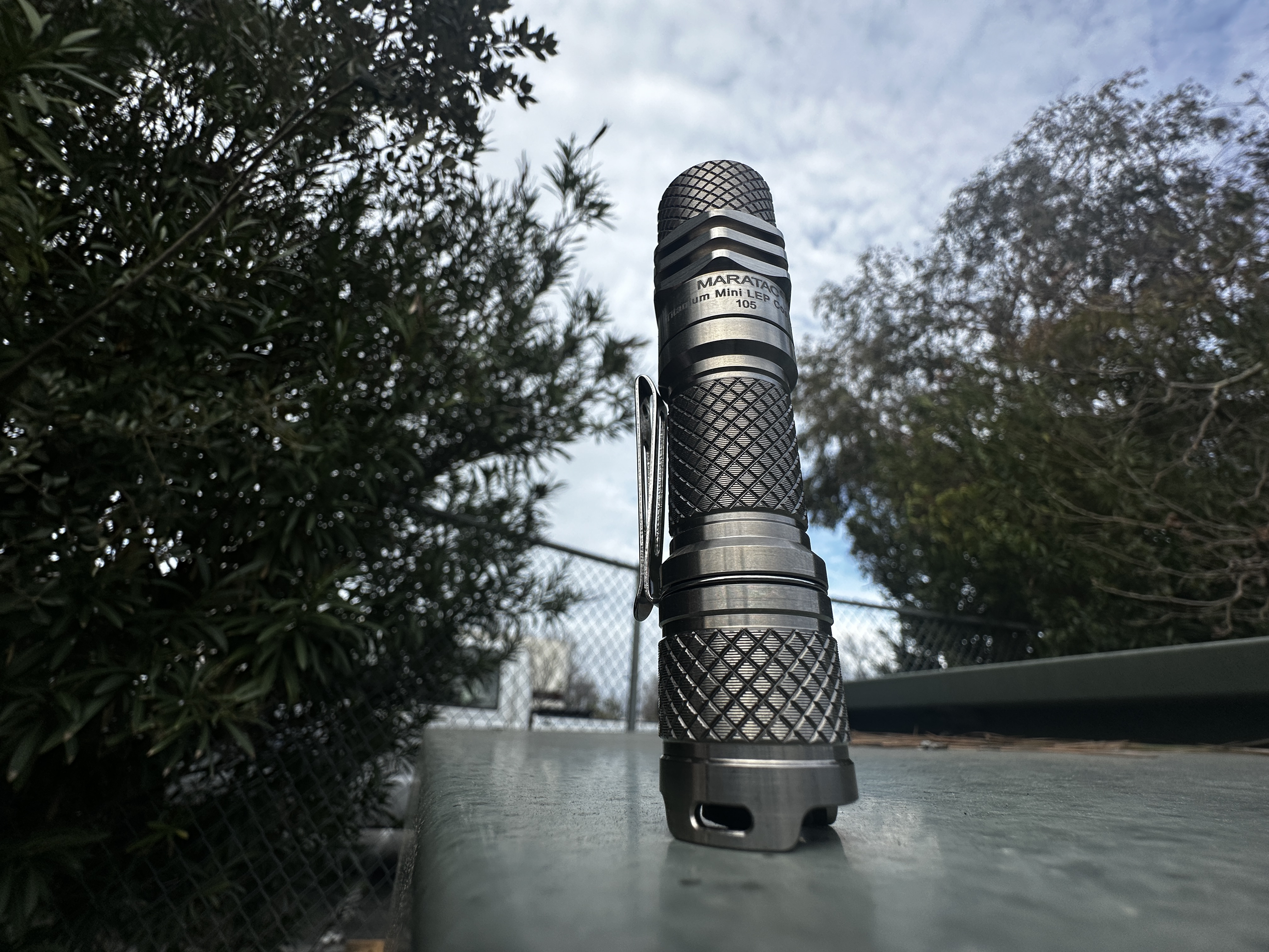 Titanium Mini LEP Cosmos - Laser Flashlight 14500 by Maratac®