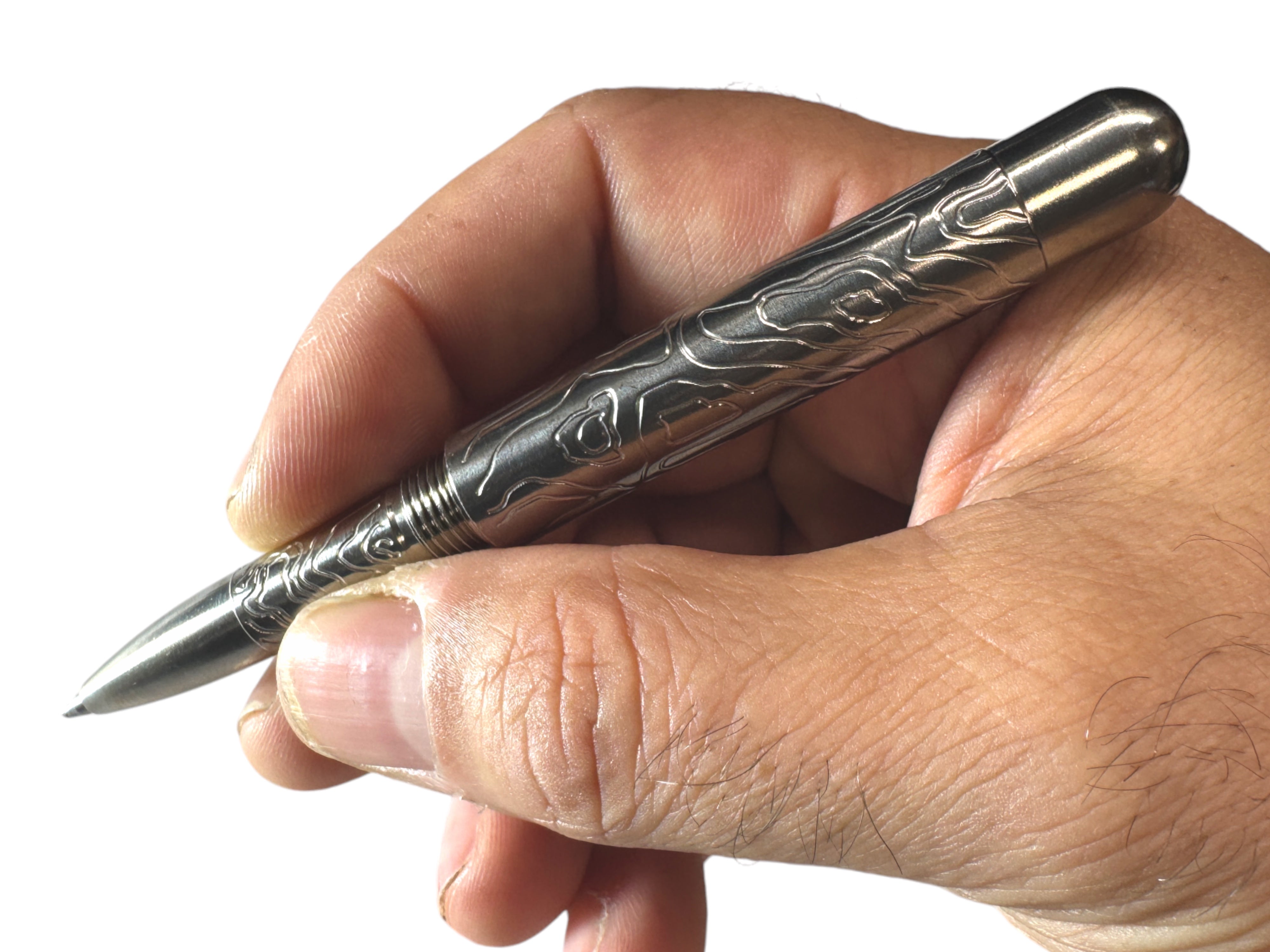 Titanium Embassy Pen Topography Edition - Gen 8