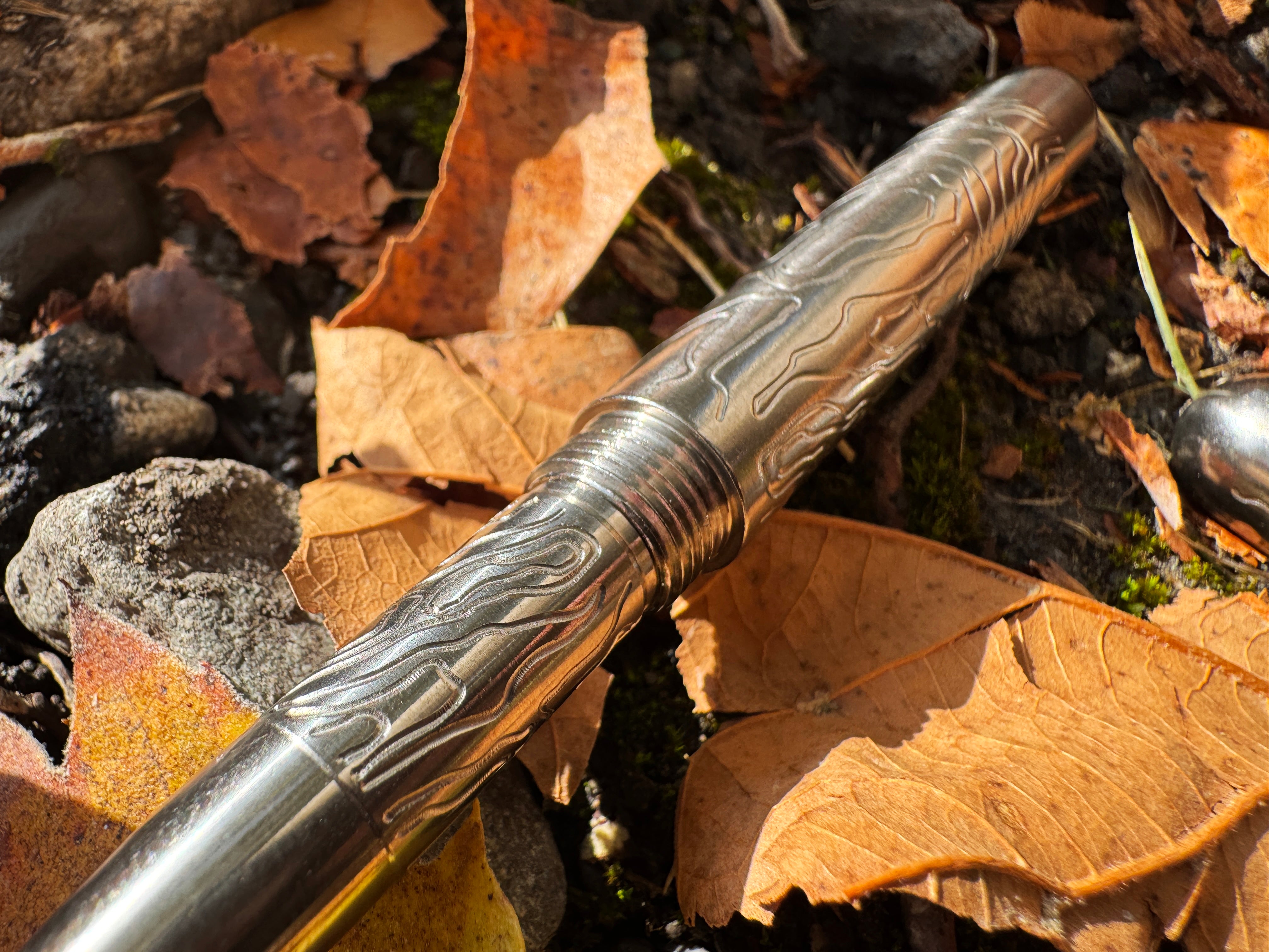 Titanium Embassy Pen Topography Edition - Gen 8