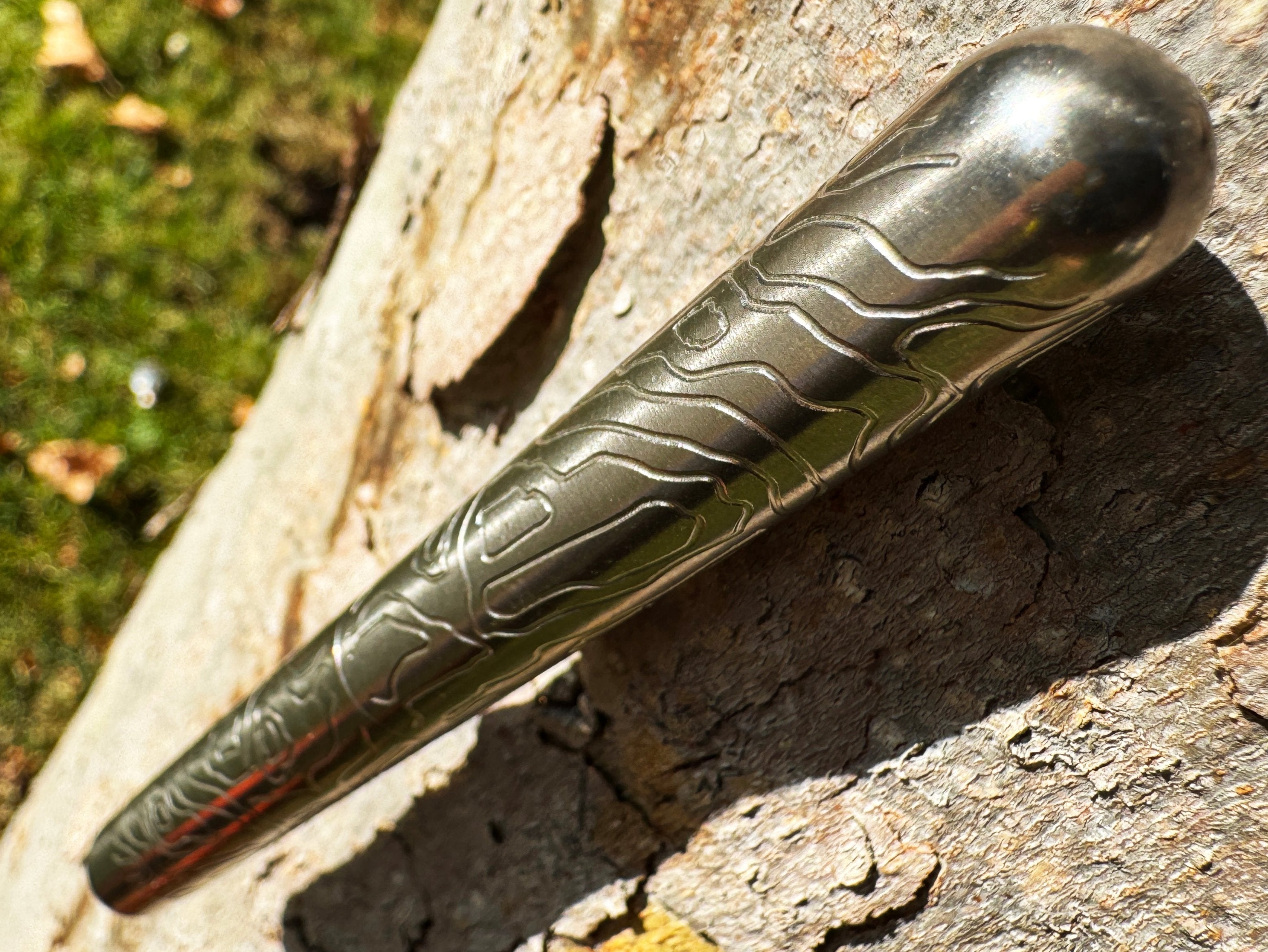 Titanium Embassy Pen Topography Edition - Gen 8