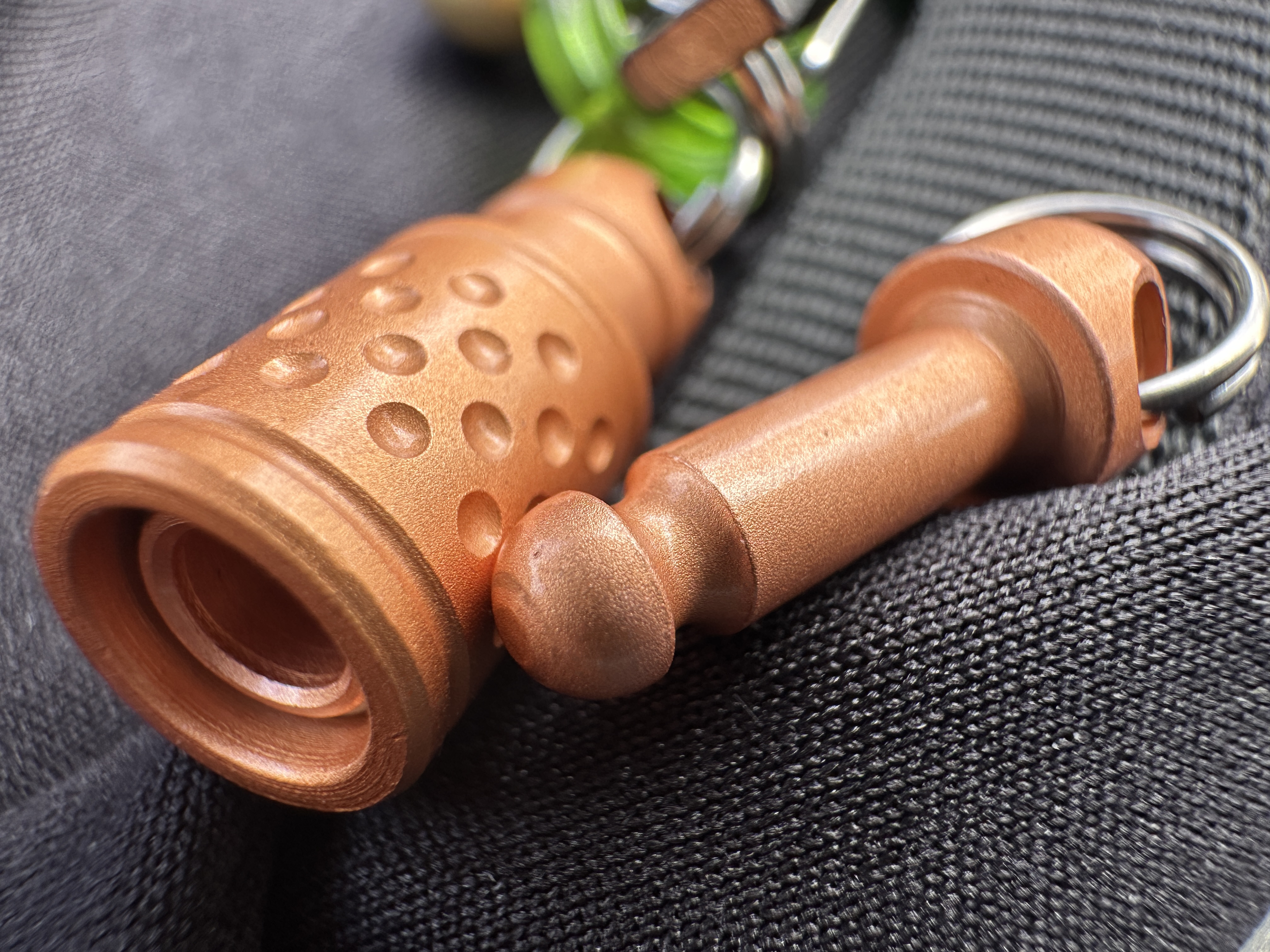 Copper QD Kwik Release Keychain Coupler