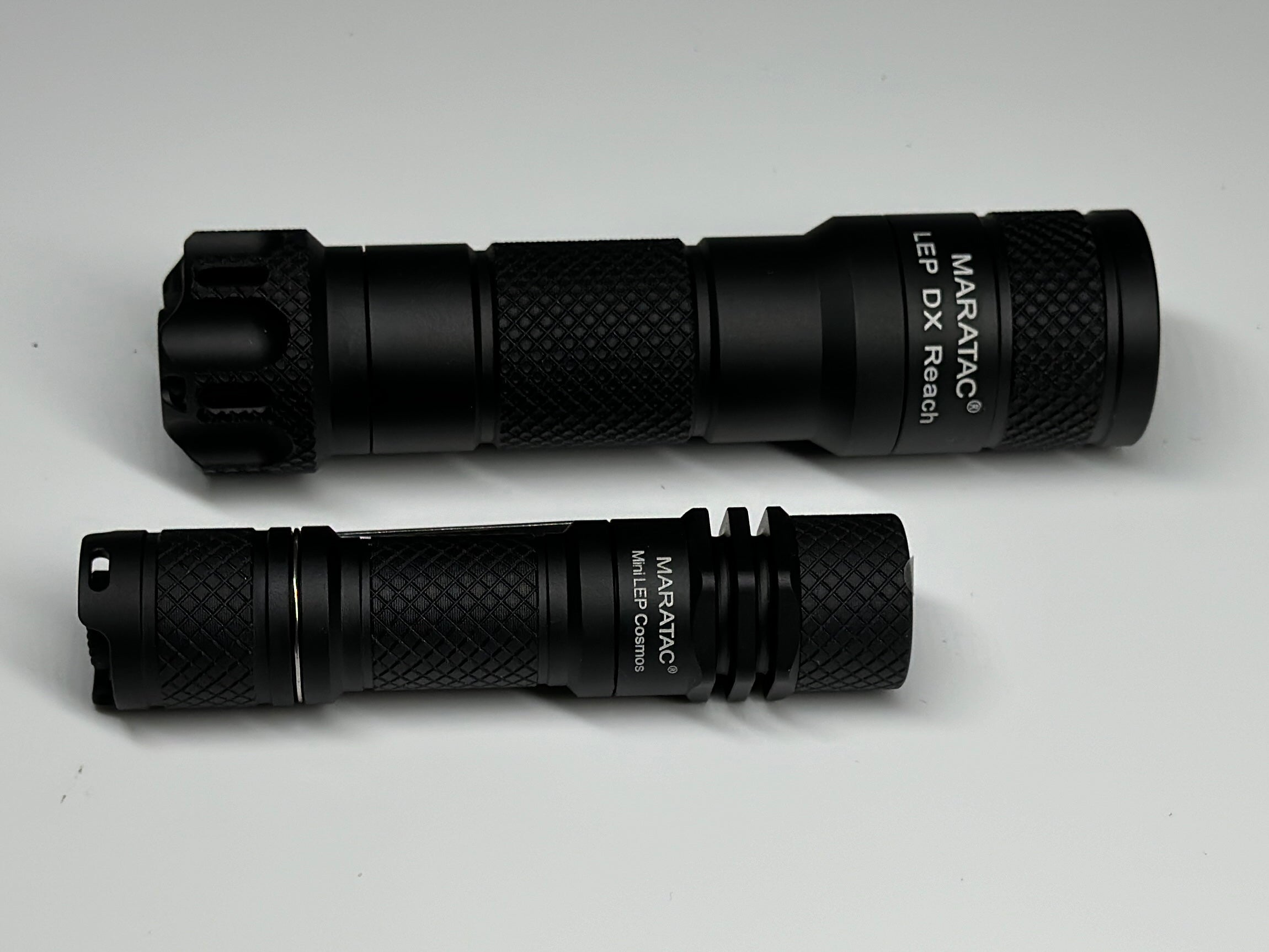 LEP DX Reach - Laser Flashlight 18650 / 21700 by Maratac® - Matte Black - Gen 3 - Coming Soon!