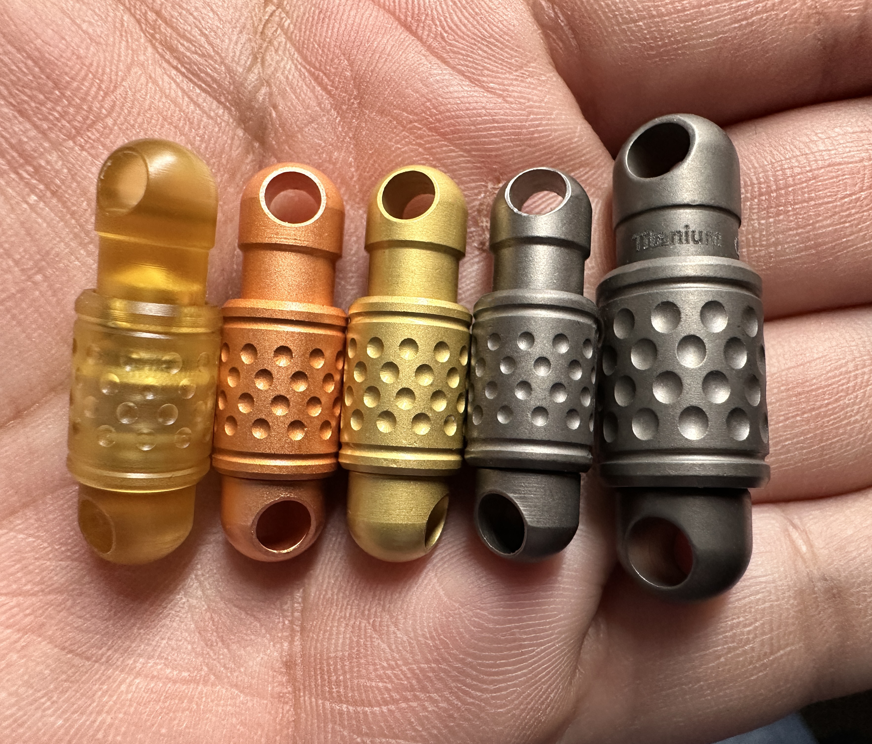 Copper QD Kwik Release Keychain Coupler