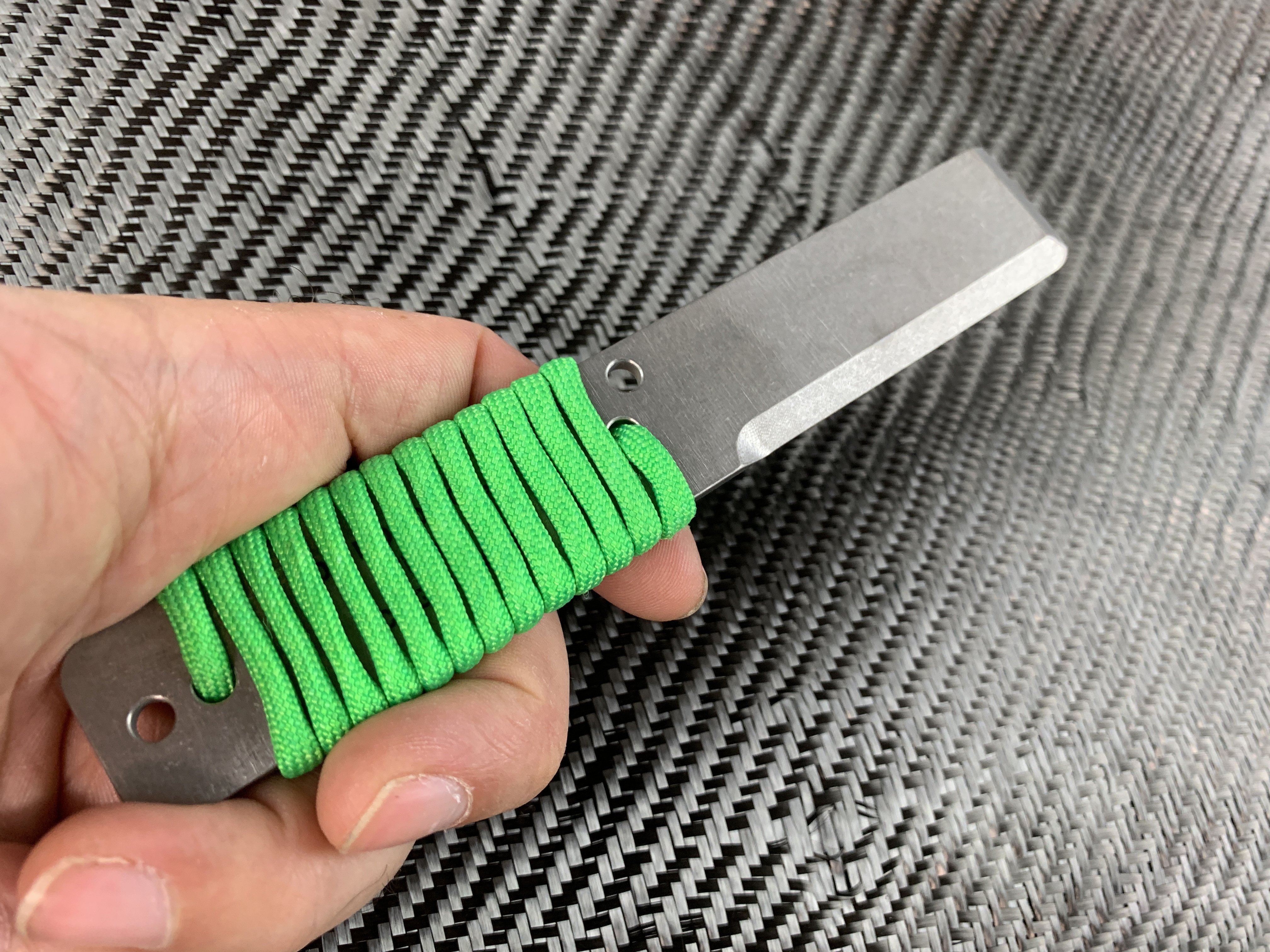 DLX Combo - Tumbled Titanium EOD Robotics Breacher Bar + Kydex Sheath