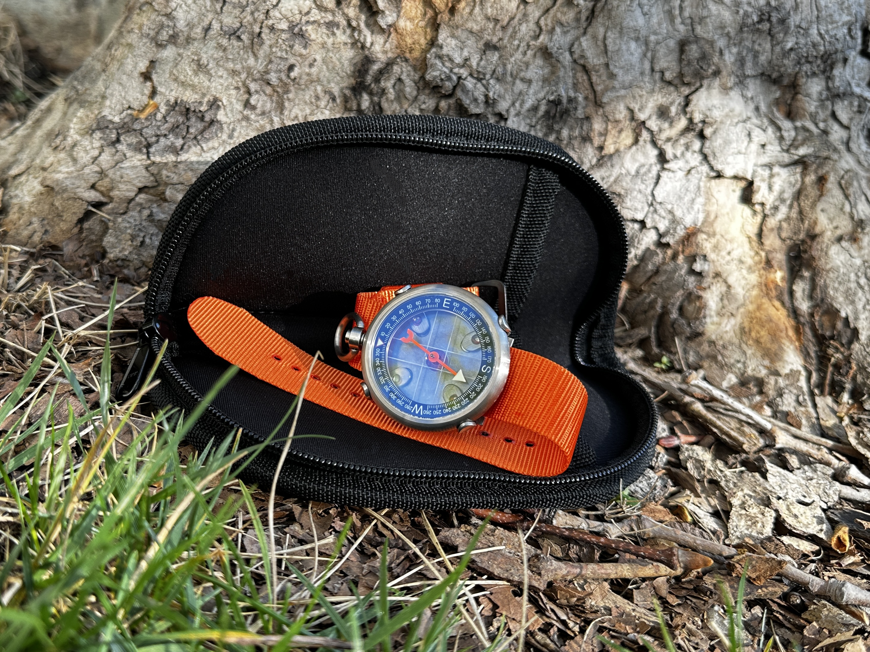 45mm Titanium Heirloom Compass + Wrist Carry Kit by Maratac®
