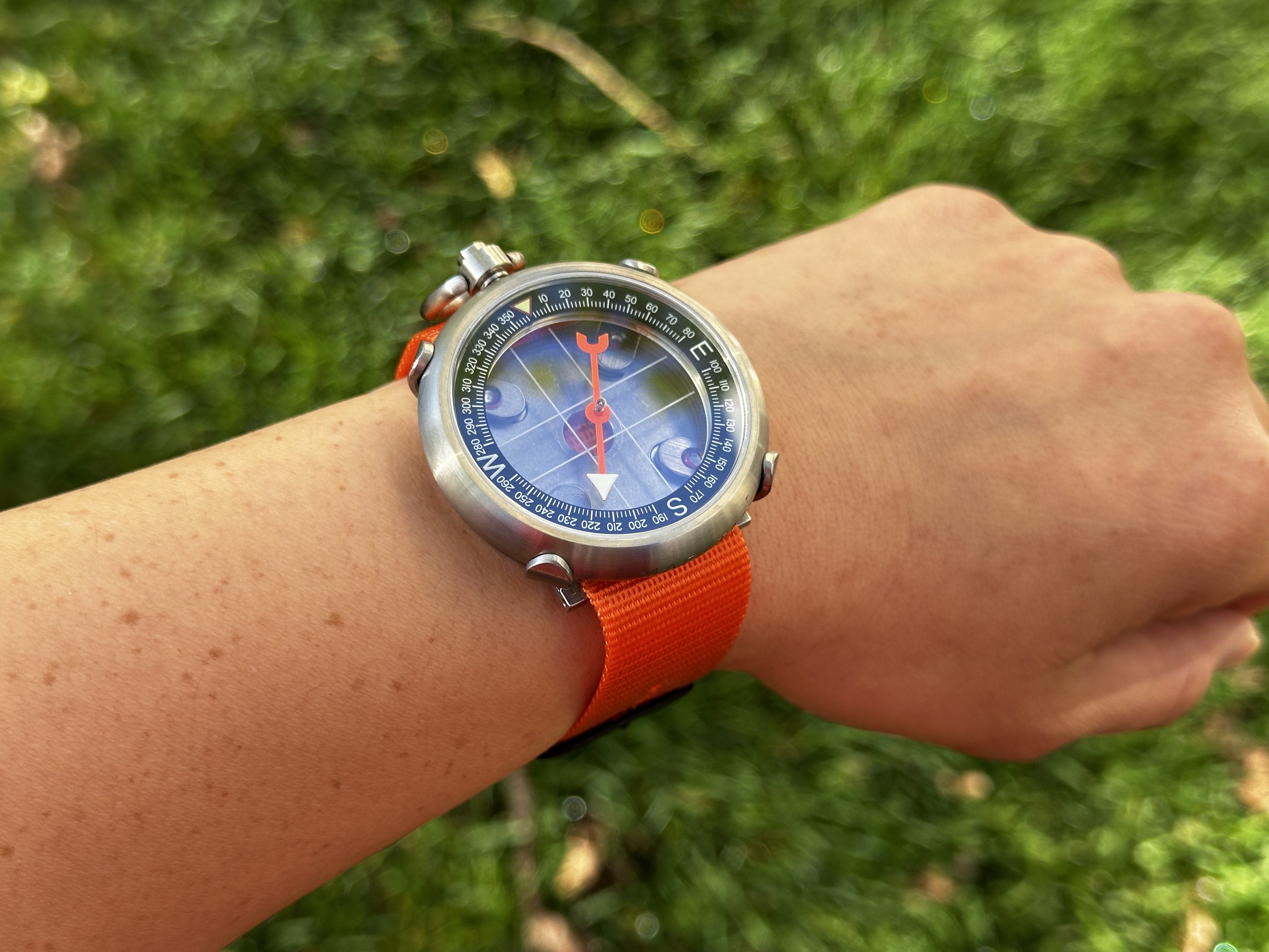 45mm Titanium Heirloom Compass + Wrist Carry Kit by Maratac®