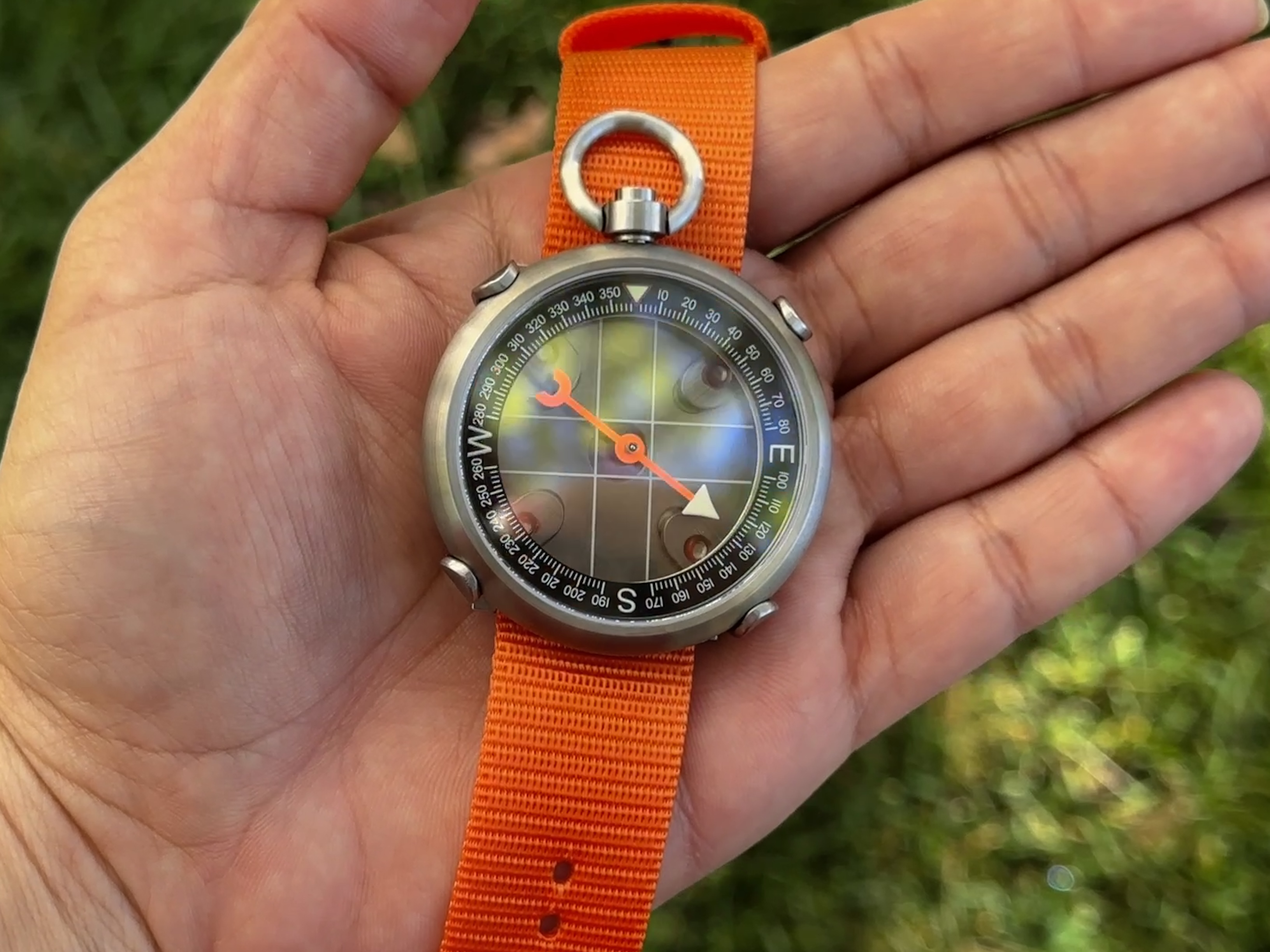 45mm Titanium Heirloom Compass + Wrist Carry Kit by Maratac®