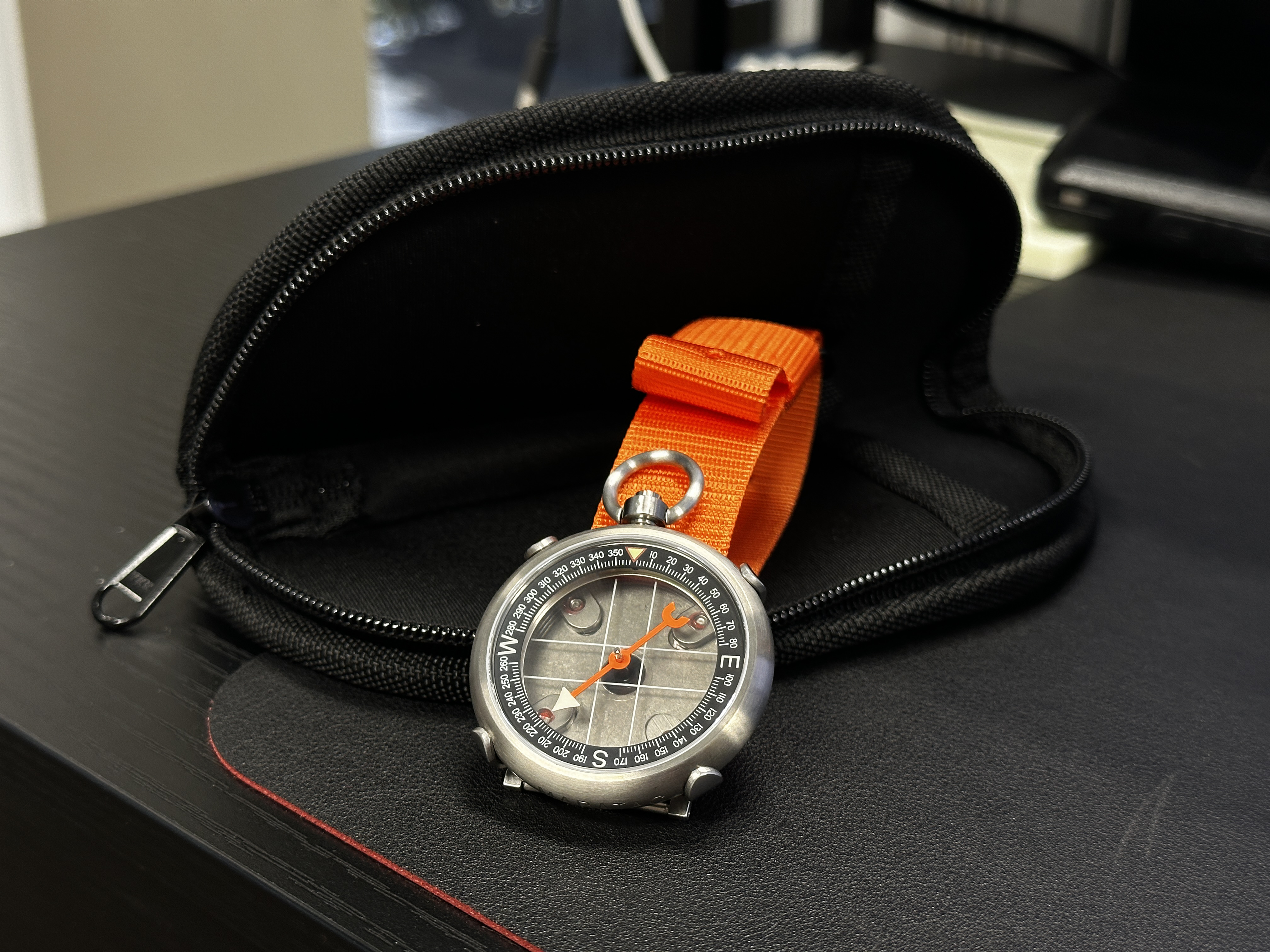 45mm Titanium Heirloom Compass + Wrist Carry Kit by Maratac®