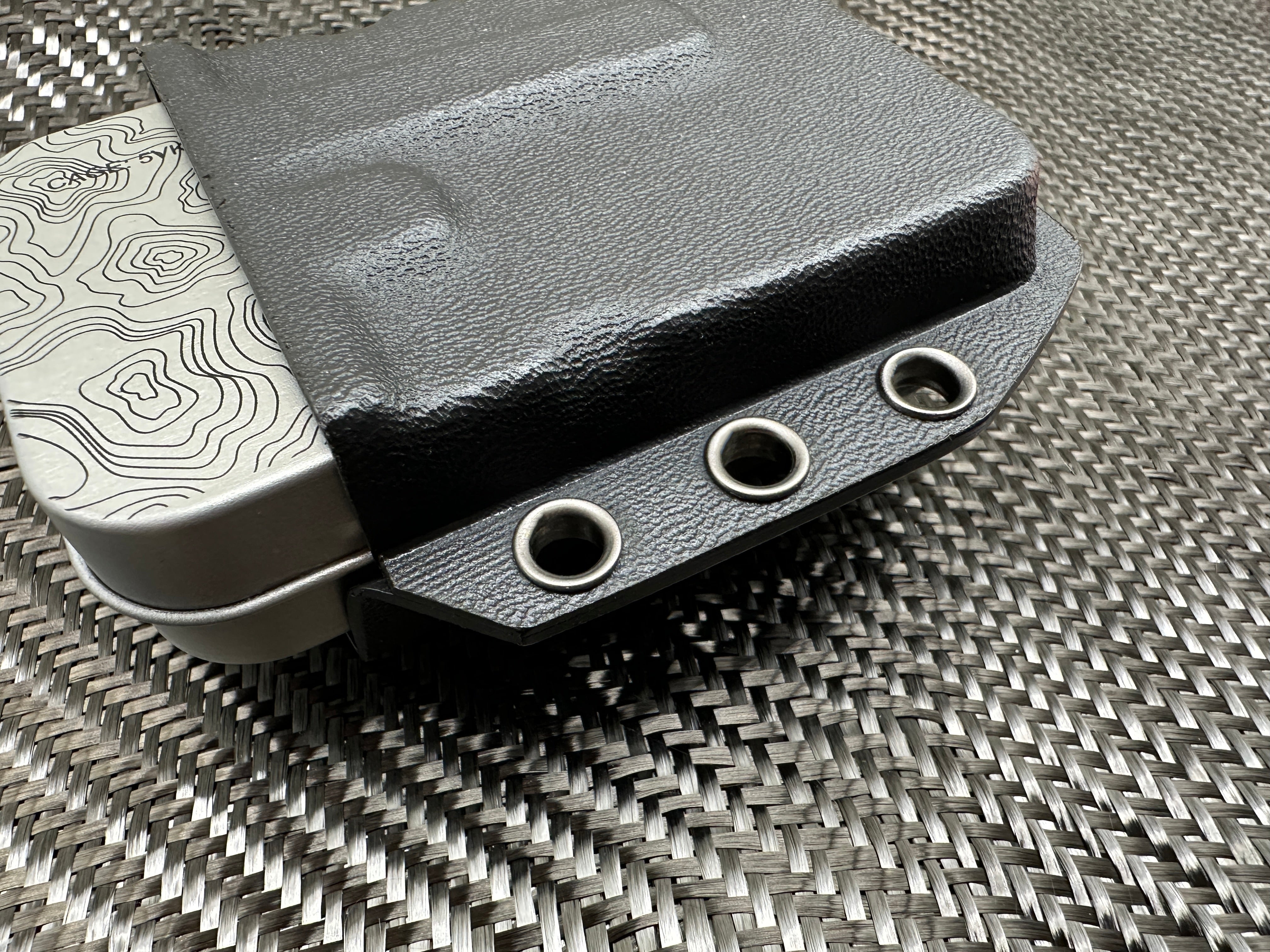 BIG - Kydex Belt Holster for Large Industrial Strength Tin
