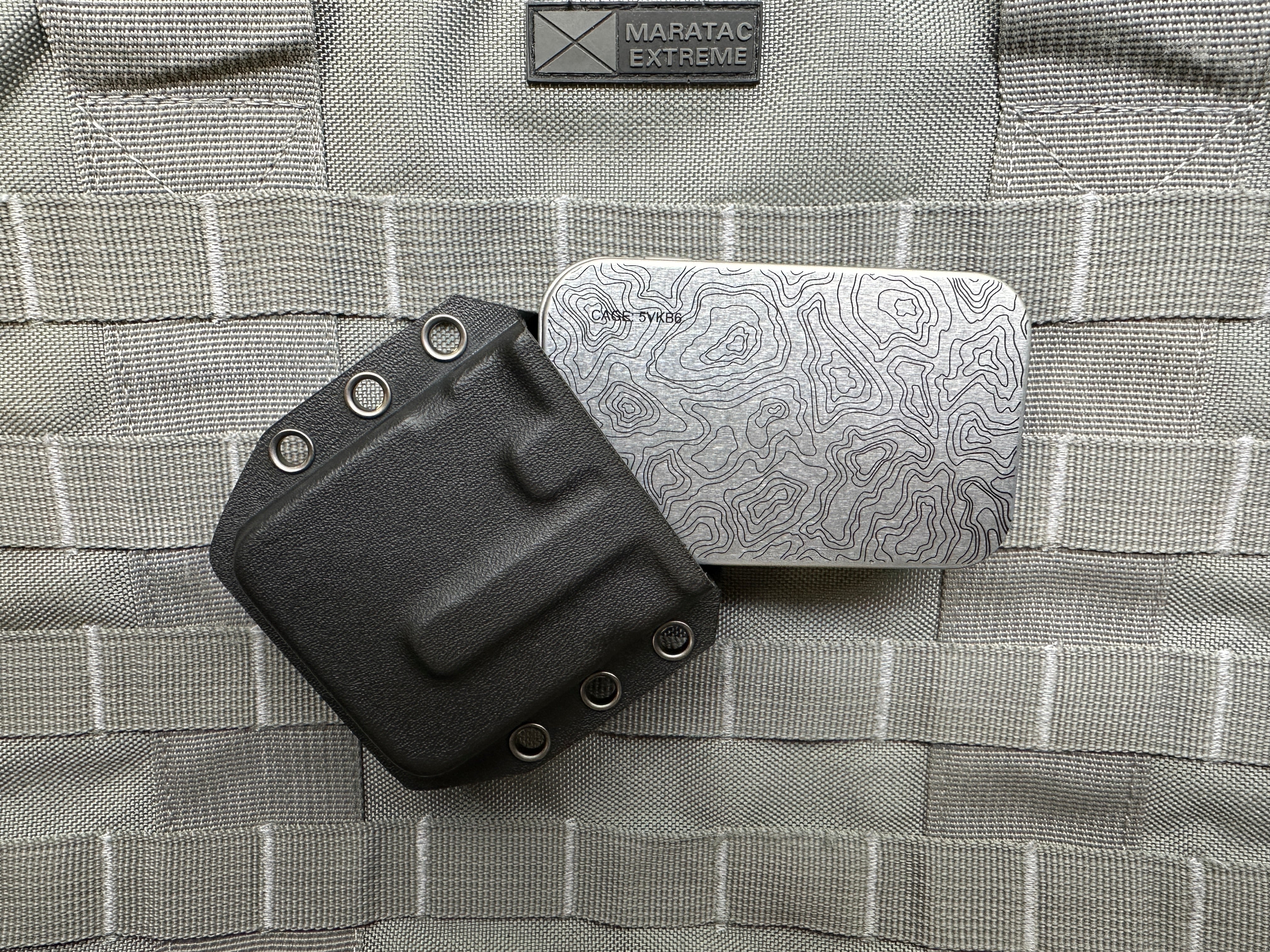 BIG - Kydex Belt Holster for Large Industrial Strength Tin