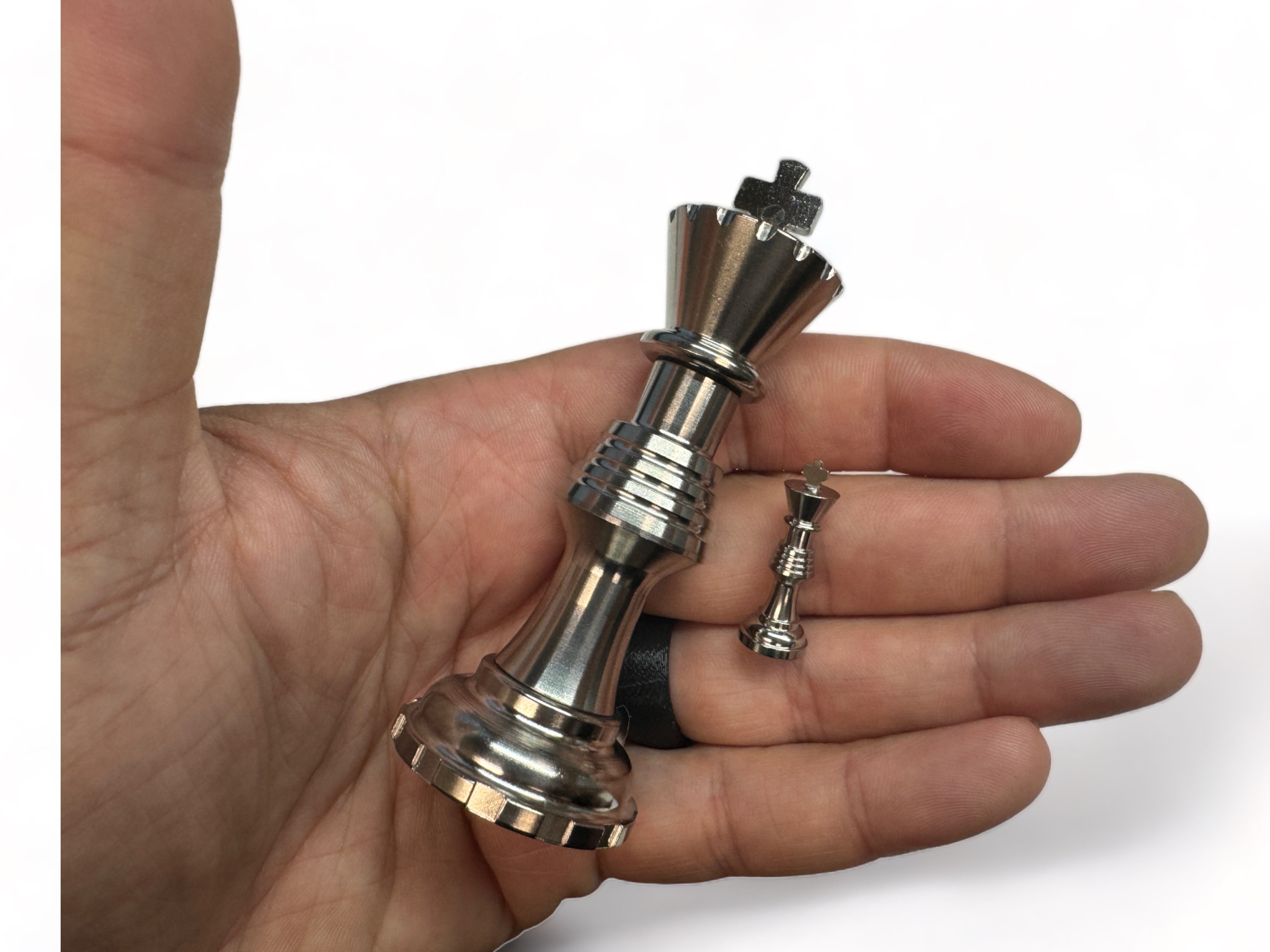 Titanium Chess Pieces - Worlds Smallest - by Maratac® - Build-A-Set