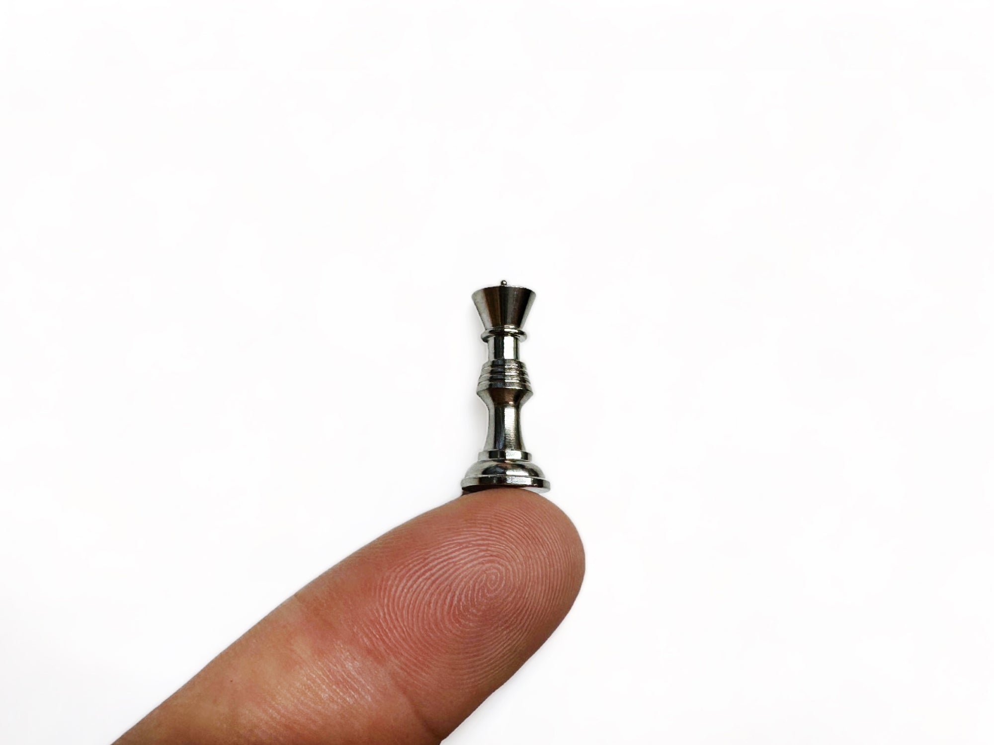 Tiny Queen - Titanium Chess Piece - Worlds Smallest