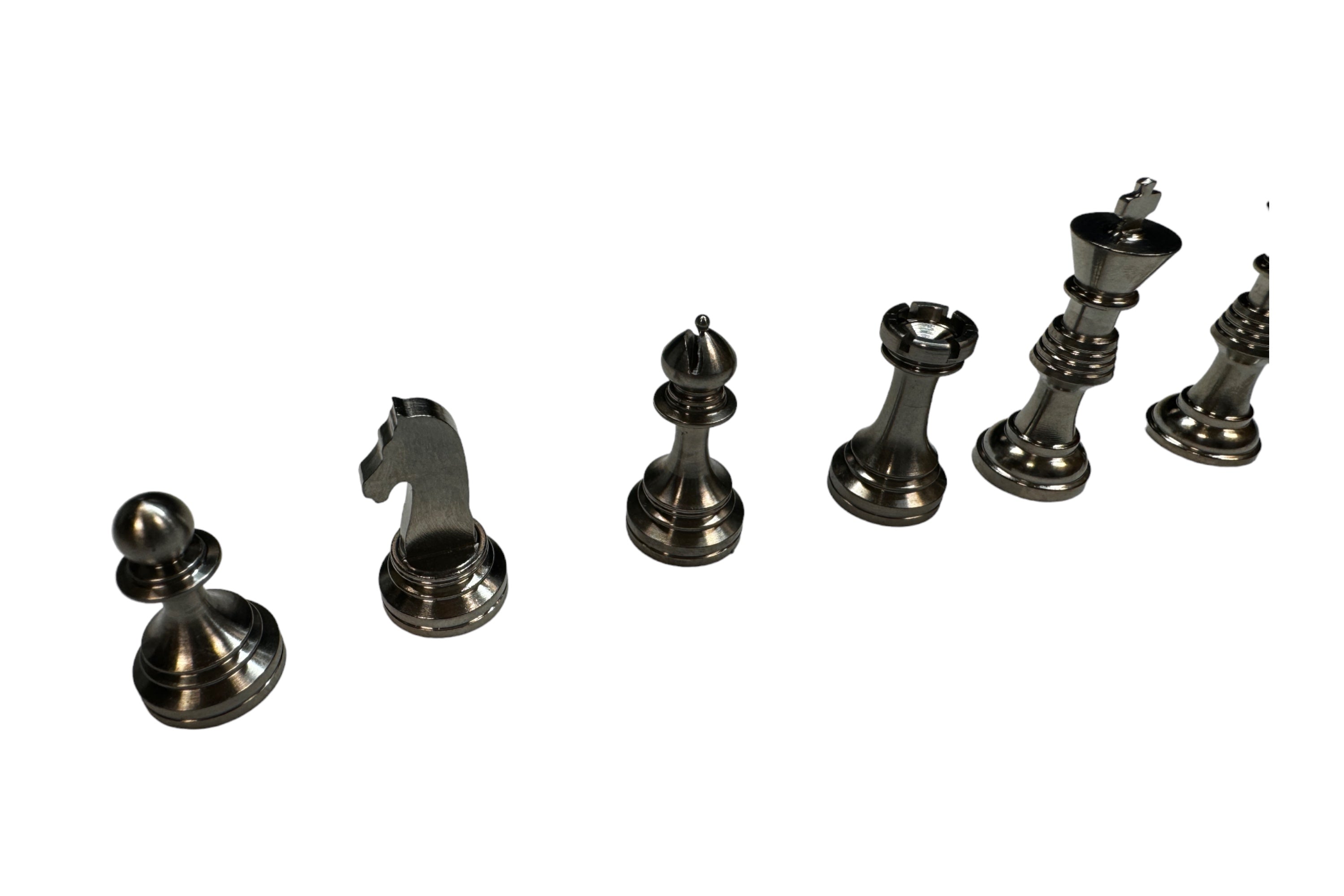 Titanium Chess Pieces - Worlds Smallest - by Maratac® - Build-A-Set