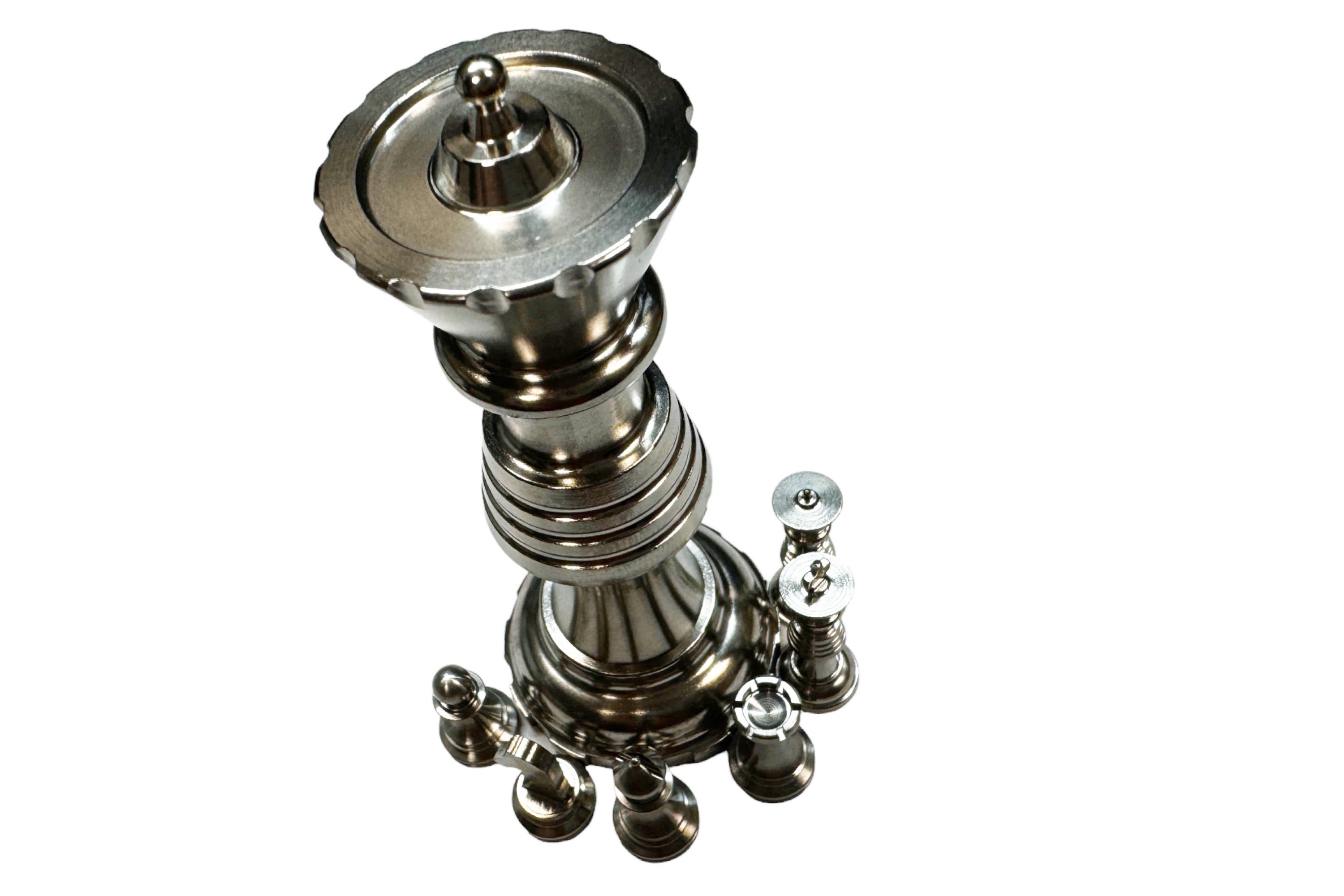 Titanium Chess Pieces - Worlds Smallest - by Maratac® - Build-A-Set