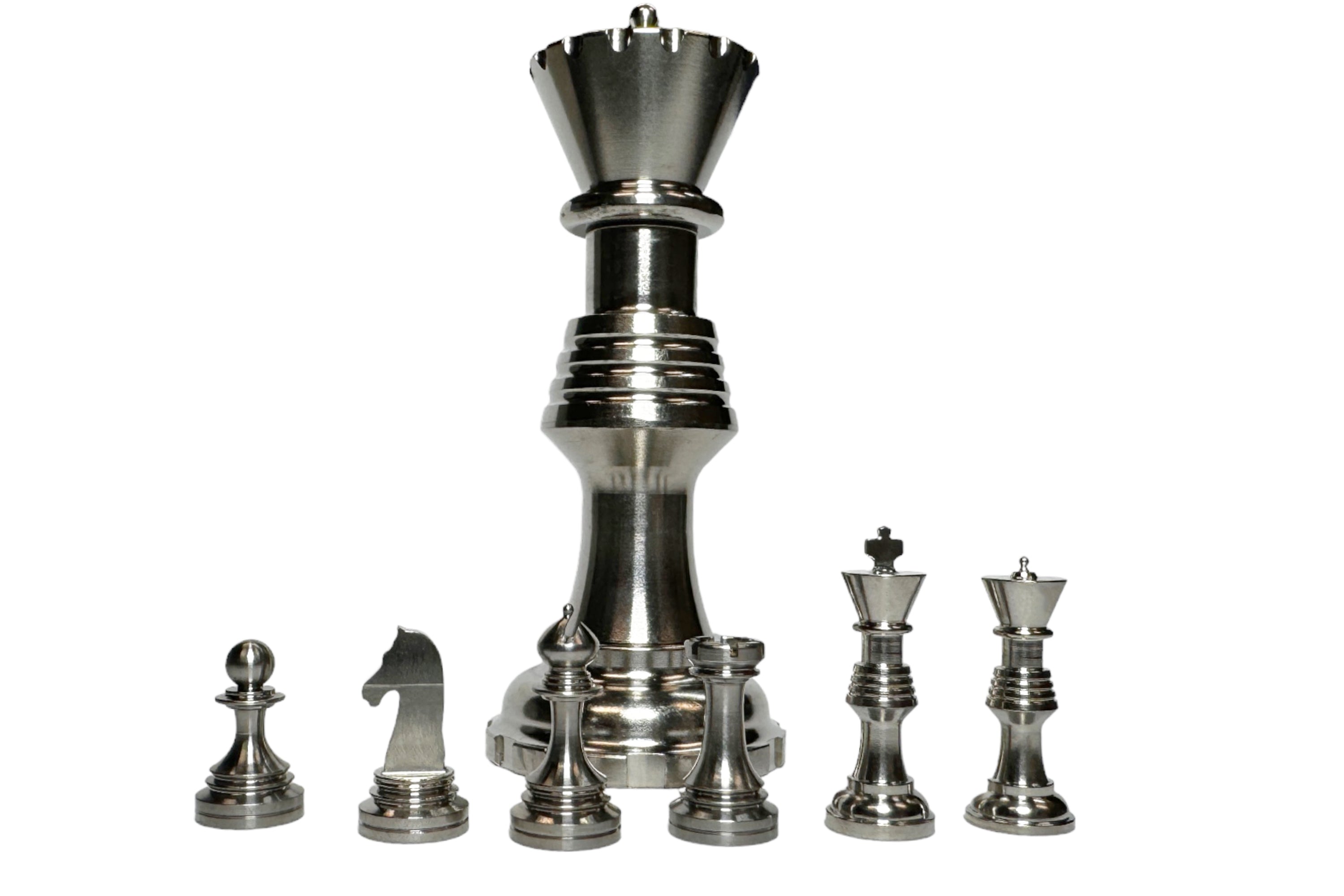 Titanium Chess Pieces - Worlds Smallest - by Maratac® - Build-A-Set