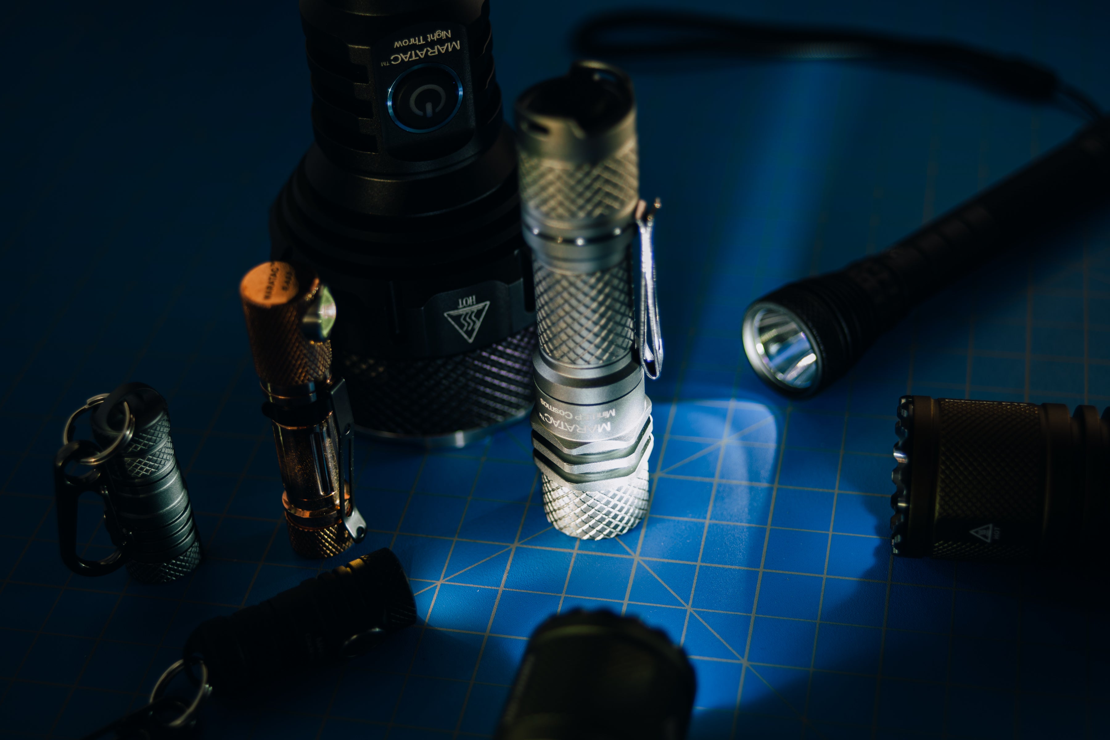 Mini LEP Cosmos - Laser Flashlight 14500 by Maratac® - Gray