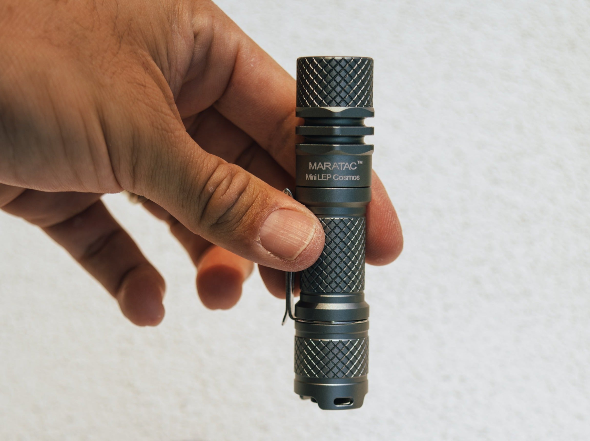 Mini LEP Cosmos - Laser Flashlight 14500 by Maratac® - Gray