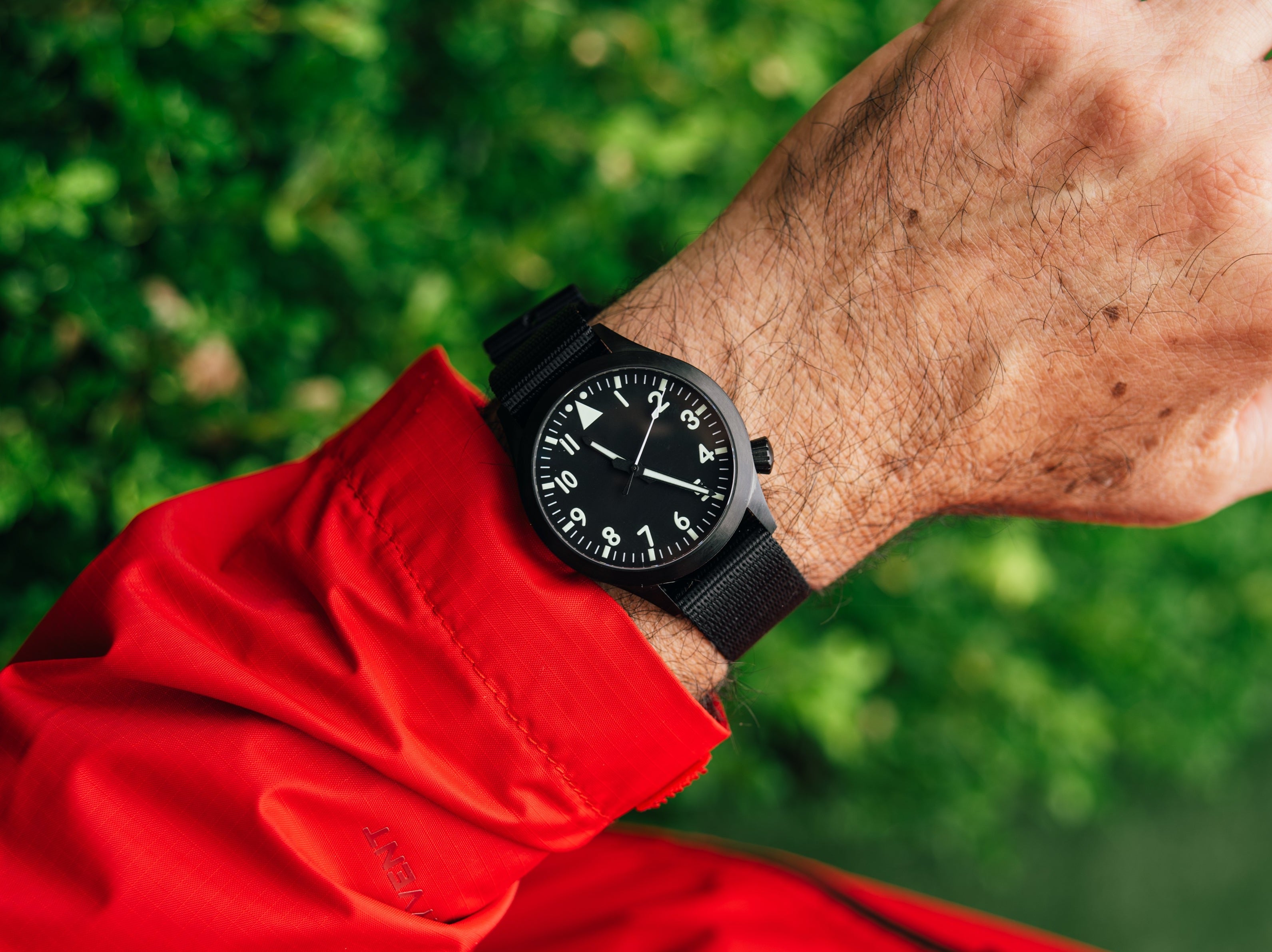 DLC Stainless Steel Pilot Automatic Watch by Maratac®