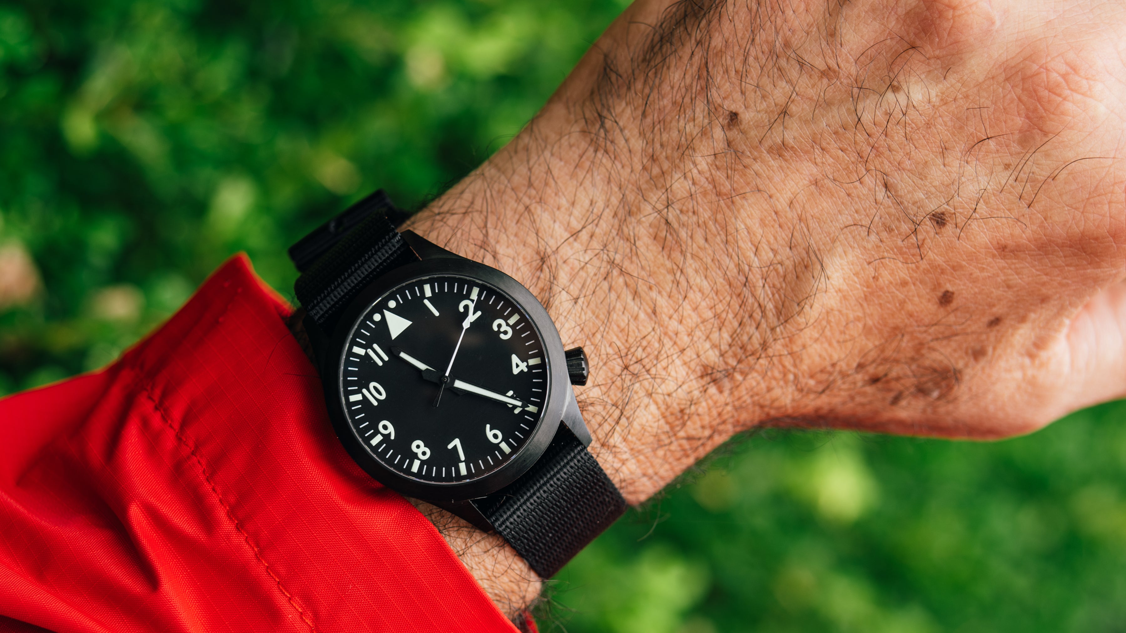 DLC Stainless Steel Pilot Automatic Watch by Maratac®