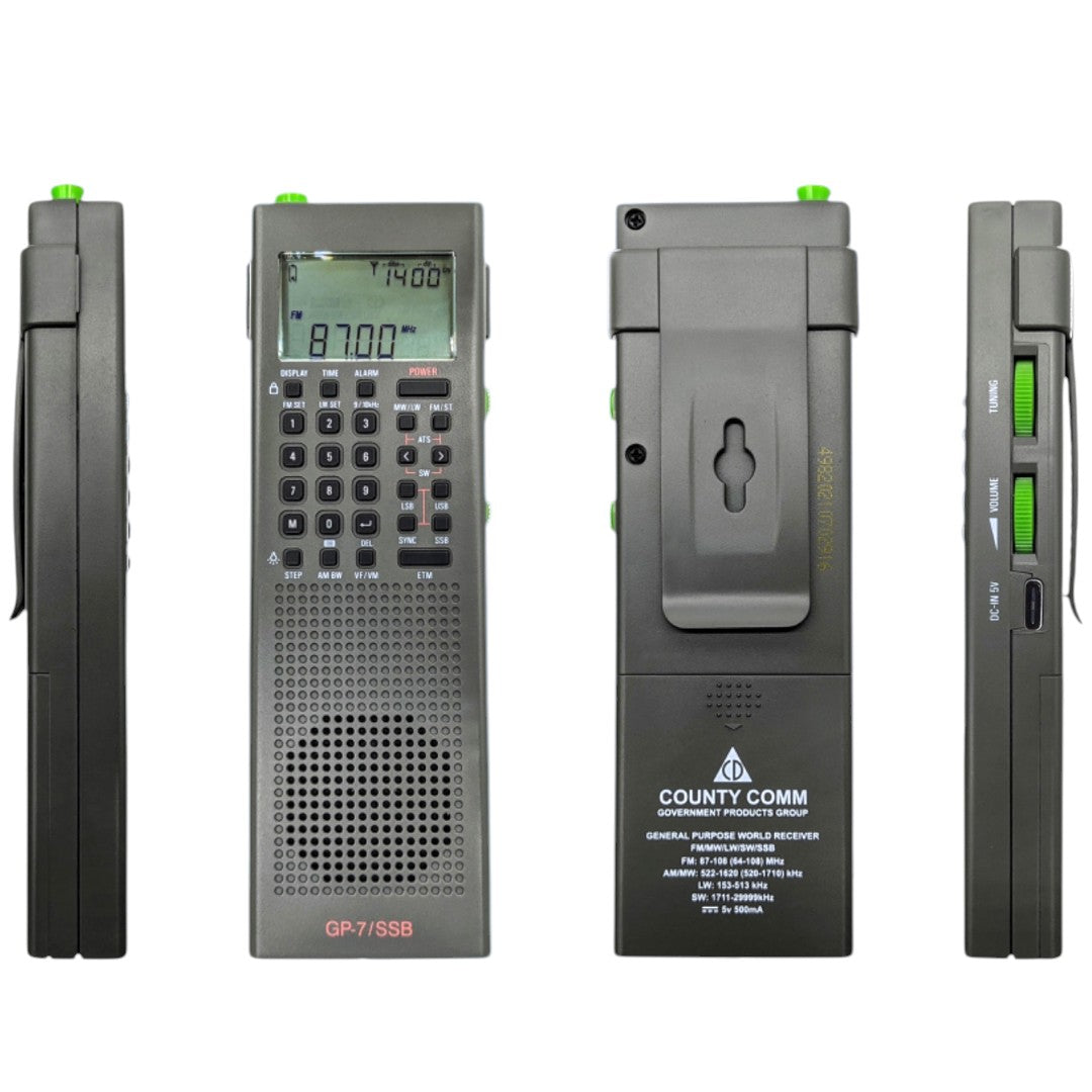 GOV. MIL Pack - CountyComm GP-7 SSB ( GEN 5 With USB-C ) General Purpose Radio