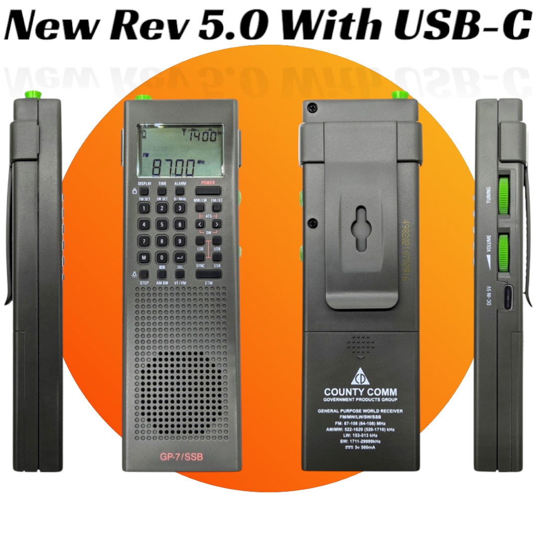 CountyComm GP-7 SSB General Purpose Radio - Organic Gray - Gen 5