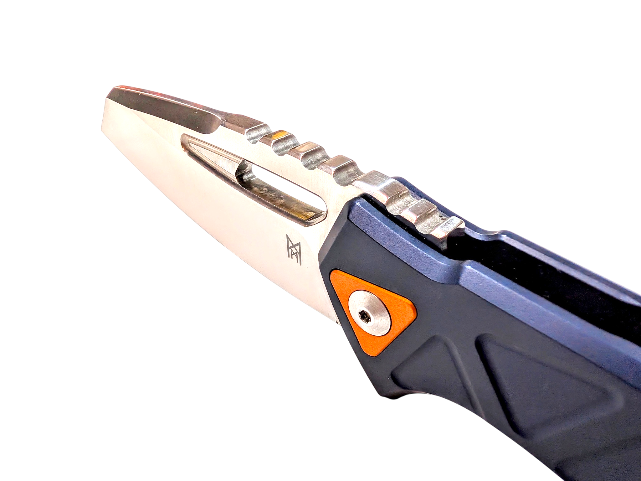 Fox Chronos THICK BOY - Satin N690Co - Made In Italy - Limited Edition ( Blue / Orange )