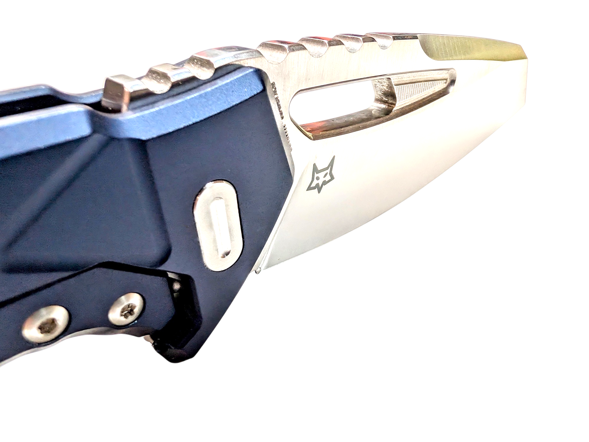 Fox Chronos THICK BOY - Satin N690Co - Made In Italy - Limited Edition ( Blue / Orange )