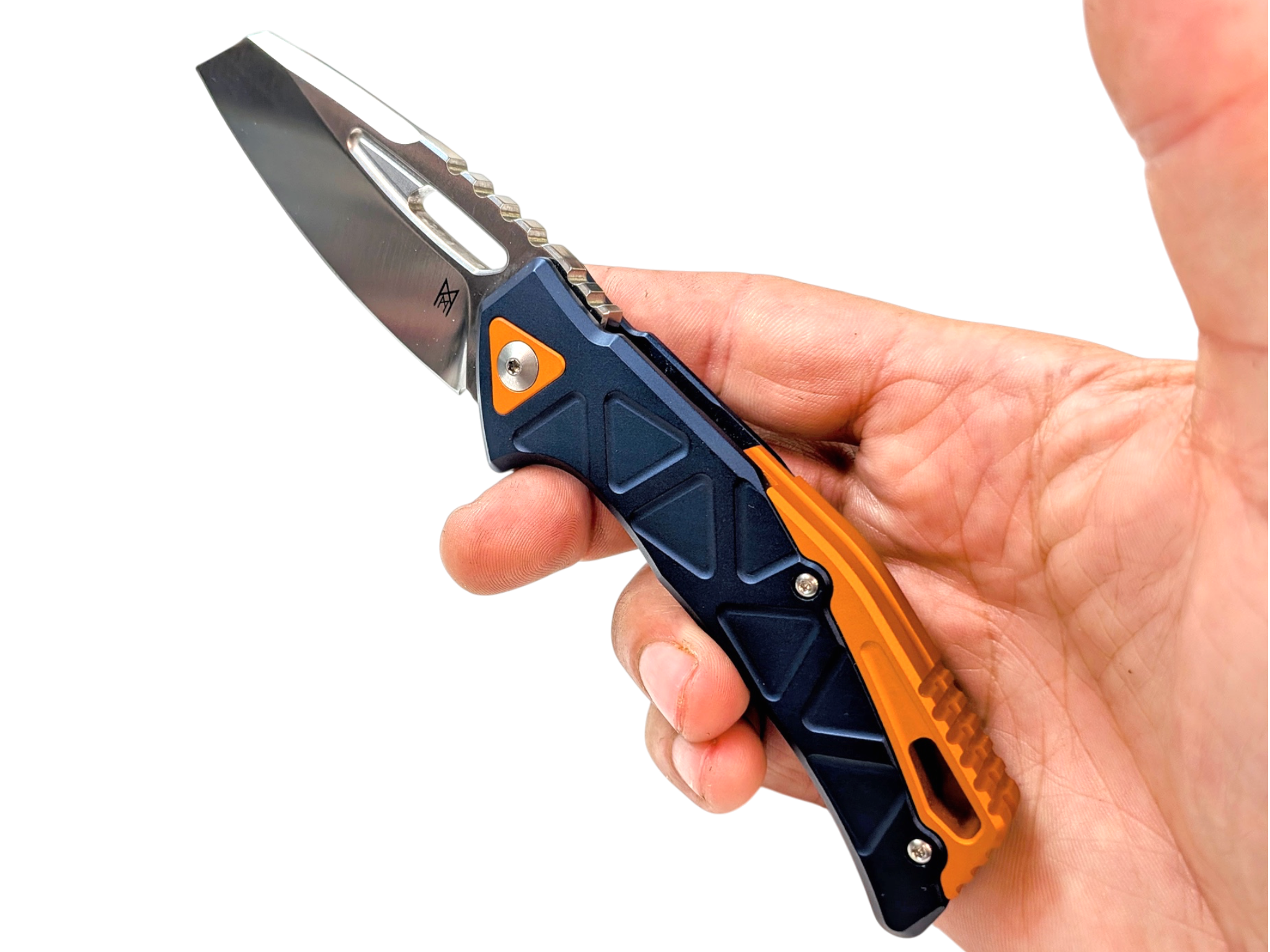 Fox Chronos THICK BOY - Satin N690Co - Made In Italy - Limited Edition ( Blue / Orange )