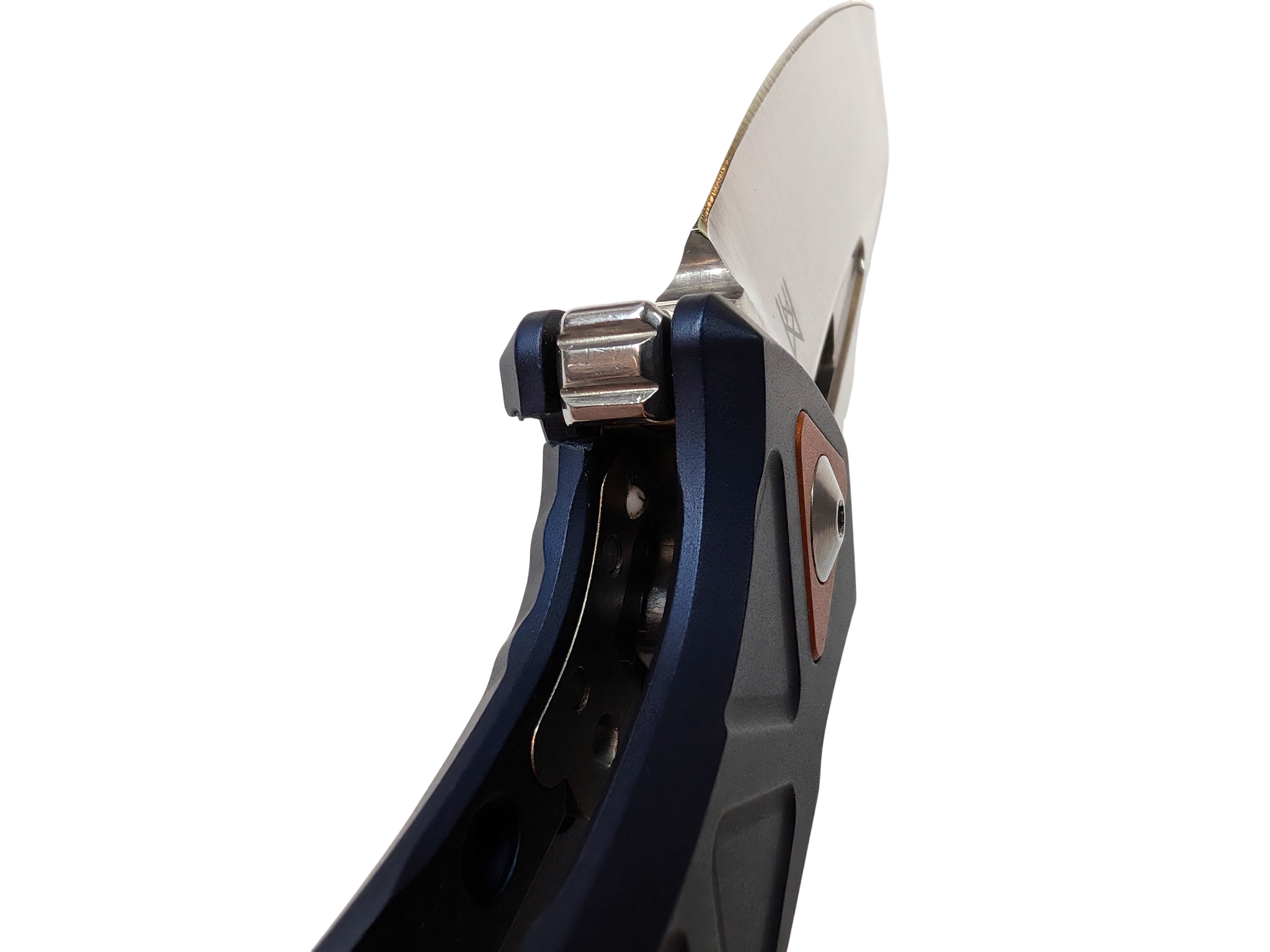 Fox Chronos THICK BOY - Satin N690Co - Made In Italy - Limited Edition ( Blue / Orange )