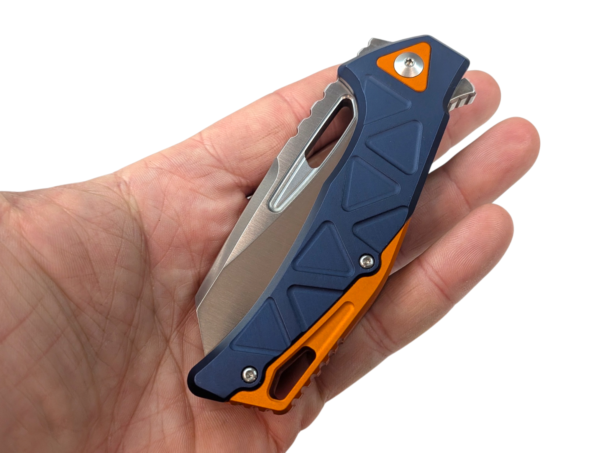 Fox Chronos THICK BOY - Satin N690Co - Made In Italy - Limited Edition ( Blue / Orange )