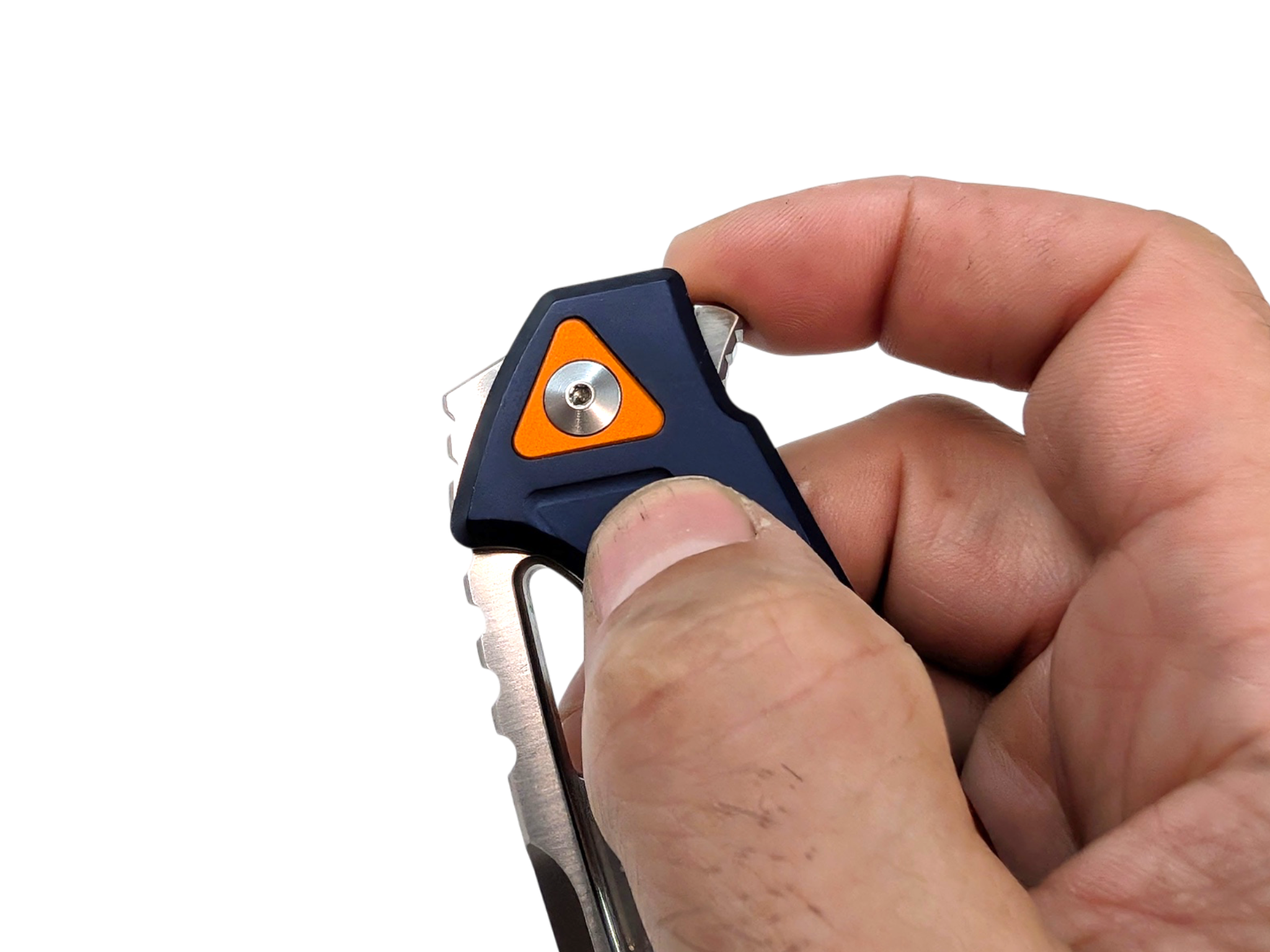 Fox Chronos THICK BOY - Satin N690Co - Made In Italy - Limited Edition ( Blue / Orange )