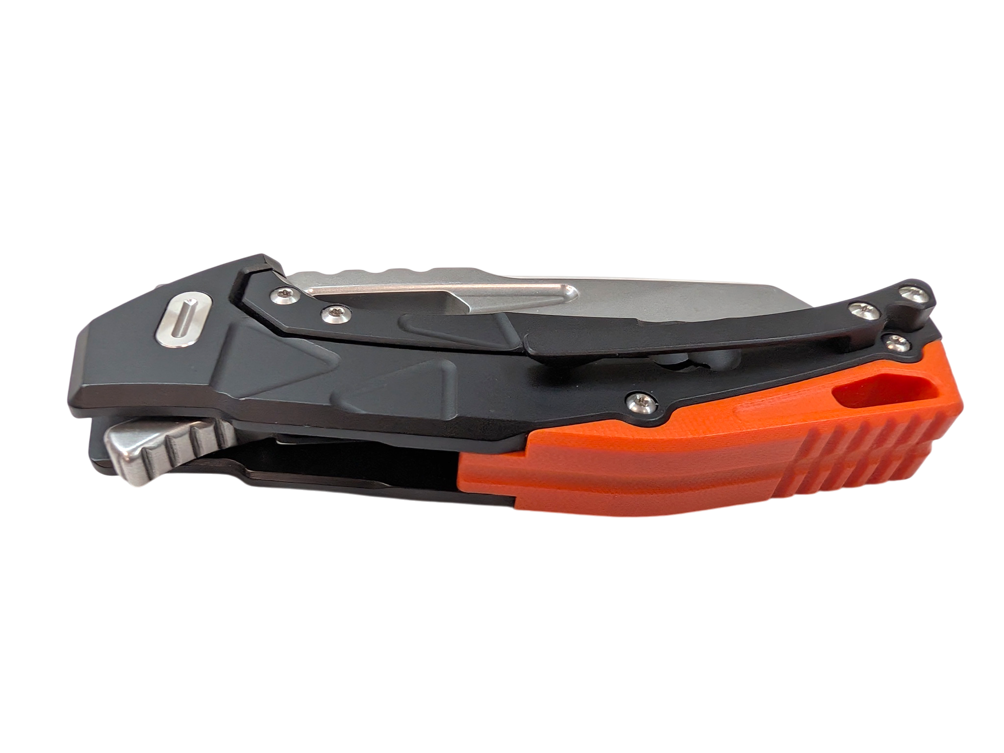 Fox Chronos Thick Boy - Stonewash N690Co - Made In Italy - Limited Edition - ( Black/ Orange )