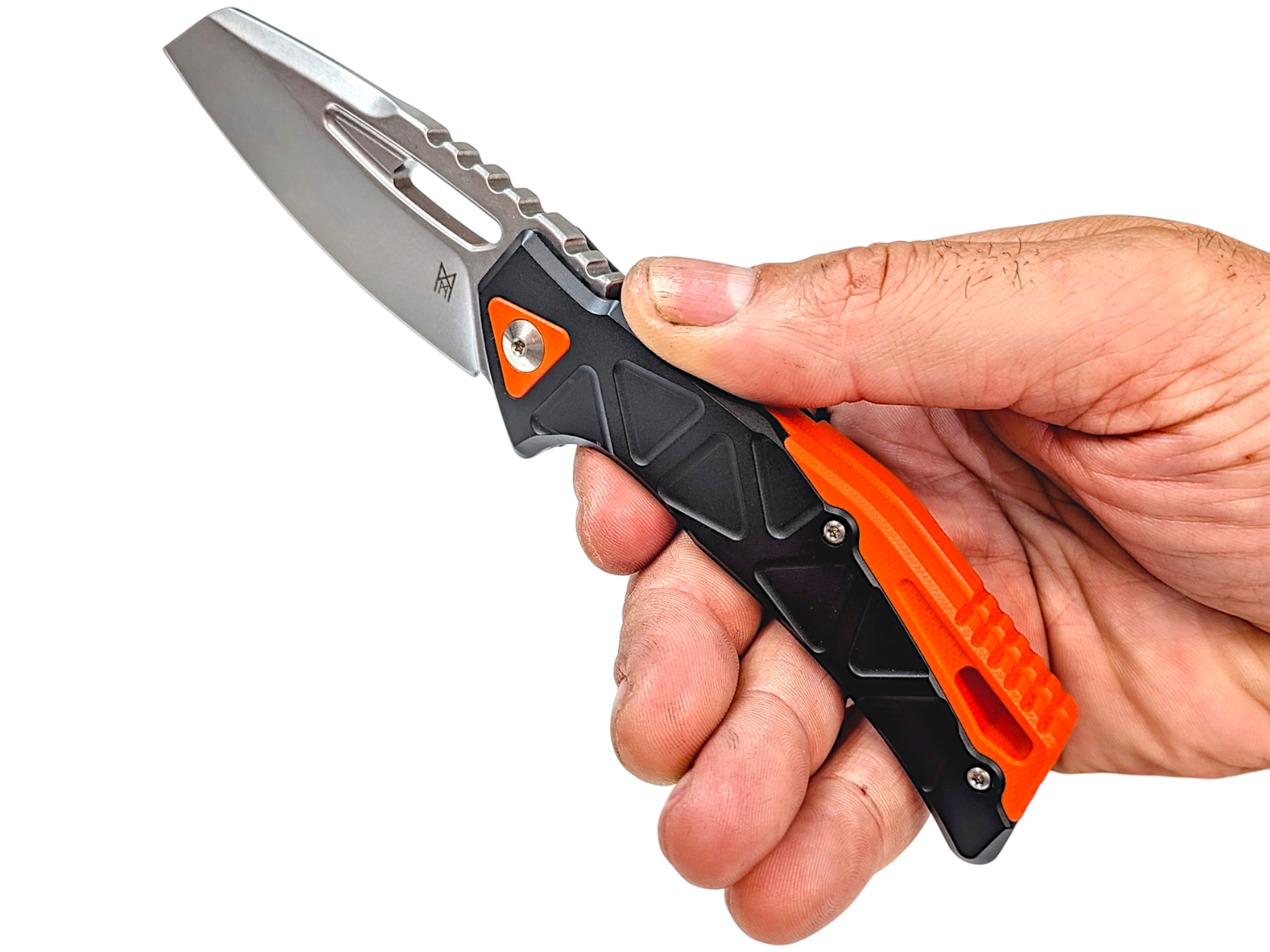 Fox Chronos Thick Boy - Stonewash N690Co - Made In Italy - Limited Edition - ( Black/ Orange )