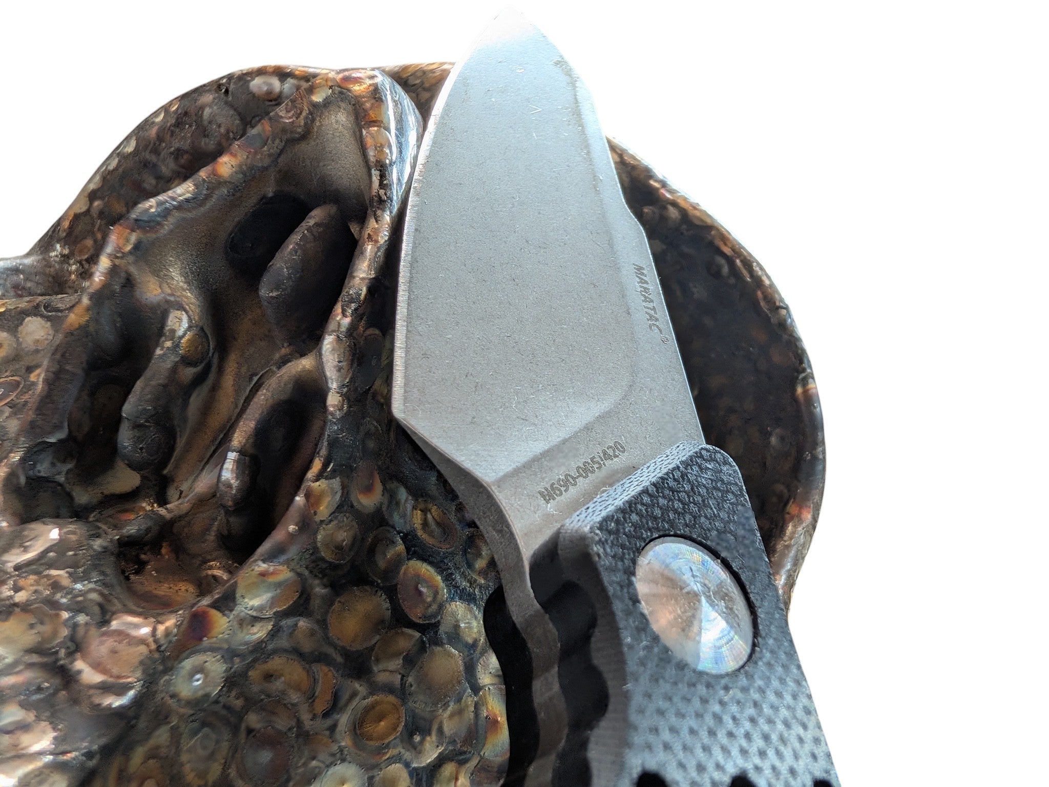 Step-Ridge MK-1 - N690 Fixed Blade Knife by Maratac® ( New )