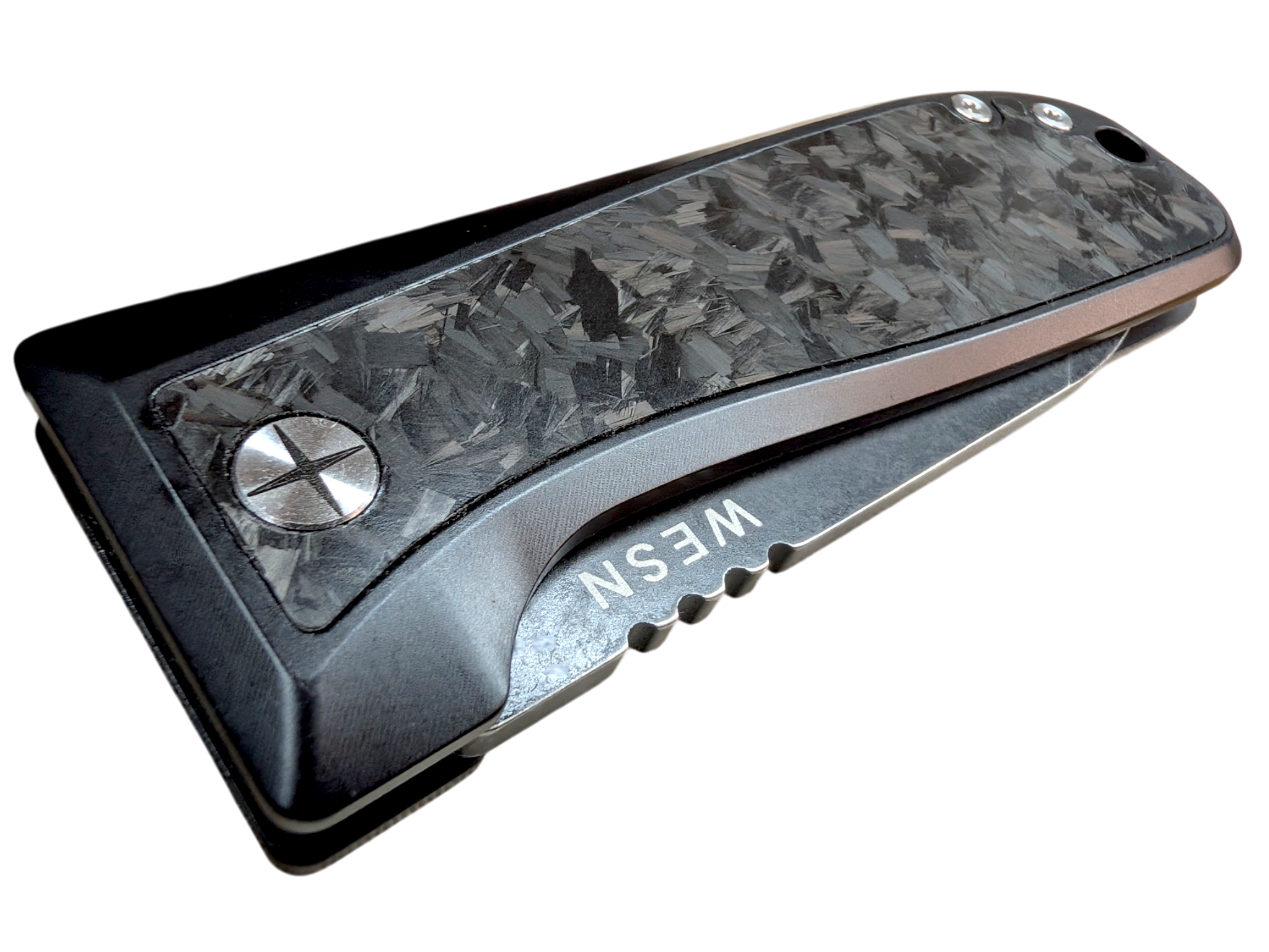 2.8" CPM S35VN, PVD & Titanium - WESN X C+C : THE ALLMAN Knife ( Coming Soon! )