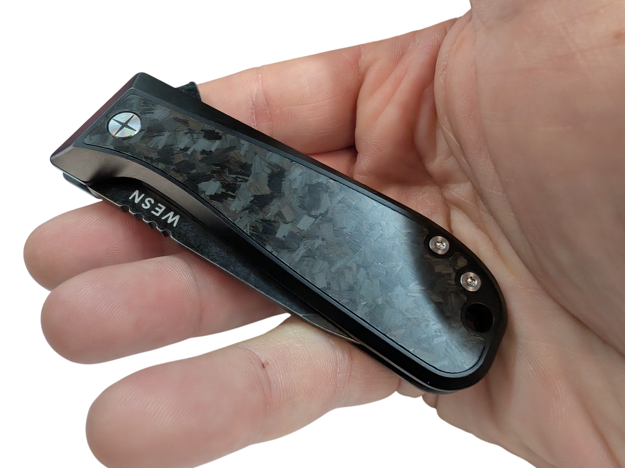 2.8" CPM S35VN, PVD & Titanium - WESN X C+C : THE ALLMAN Knife ( Coming Soon! )