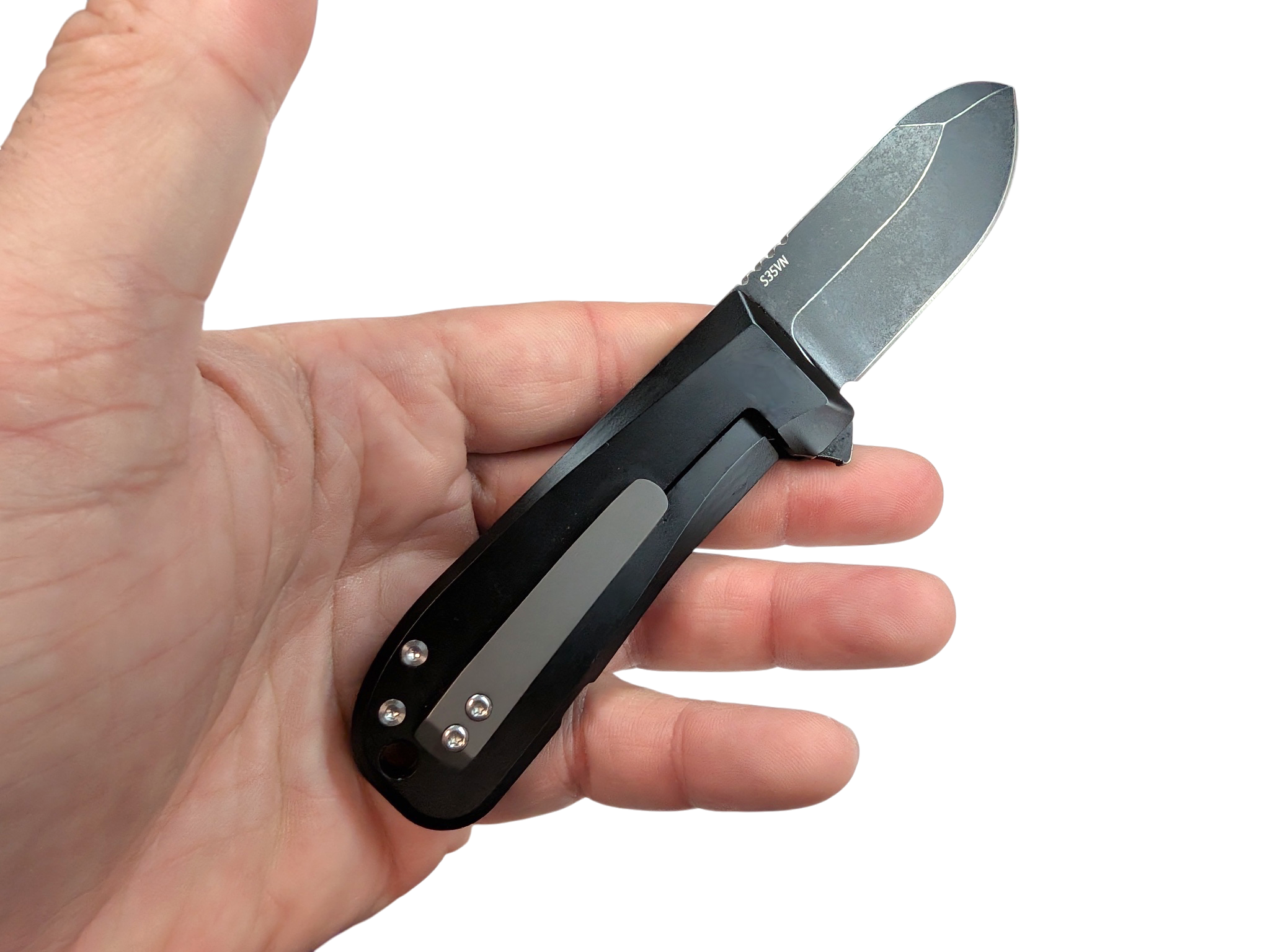 2.8" CPM S35VN, PVD & Titanium - WESN X C+C : THE ALLMAN Knife ( Coming Soon! )