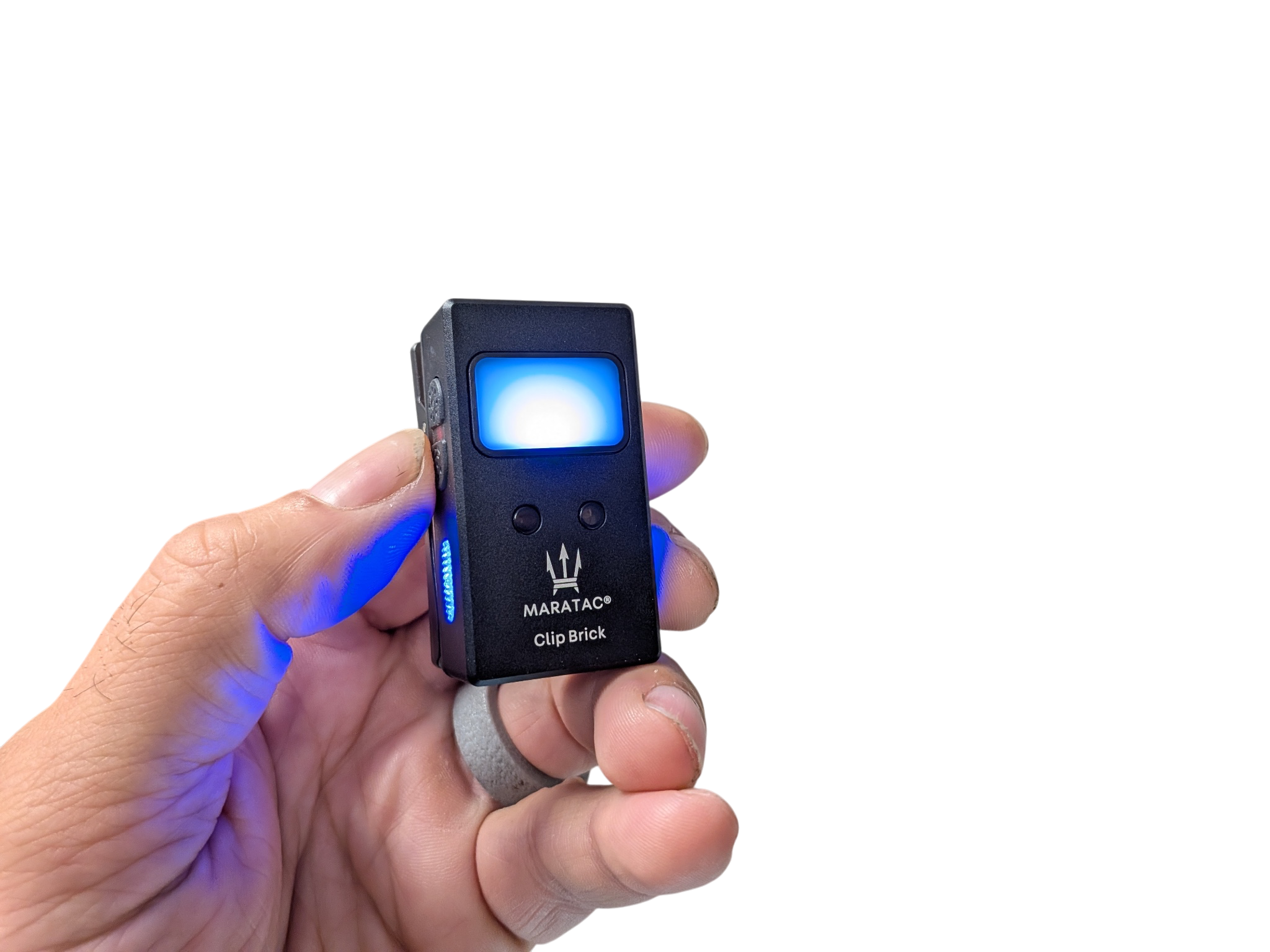 Clip Brick - LED Multifaceted RGB/ Flood / Spot Flashlight by Maratac® ( With Motion Sensing ) Coming Soon!