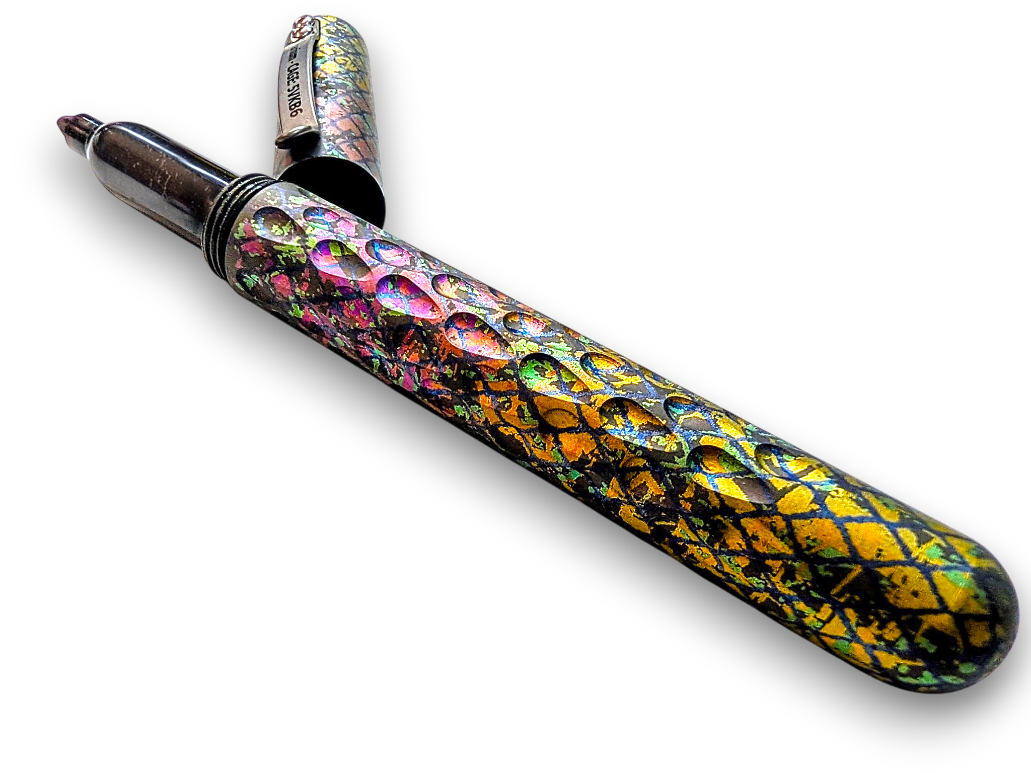 Signator Titanium Permanent Marker / Vault by Maratac® - Chaotic Aurora Pattern ( Sold Out - Sign up for the next launch! )