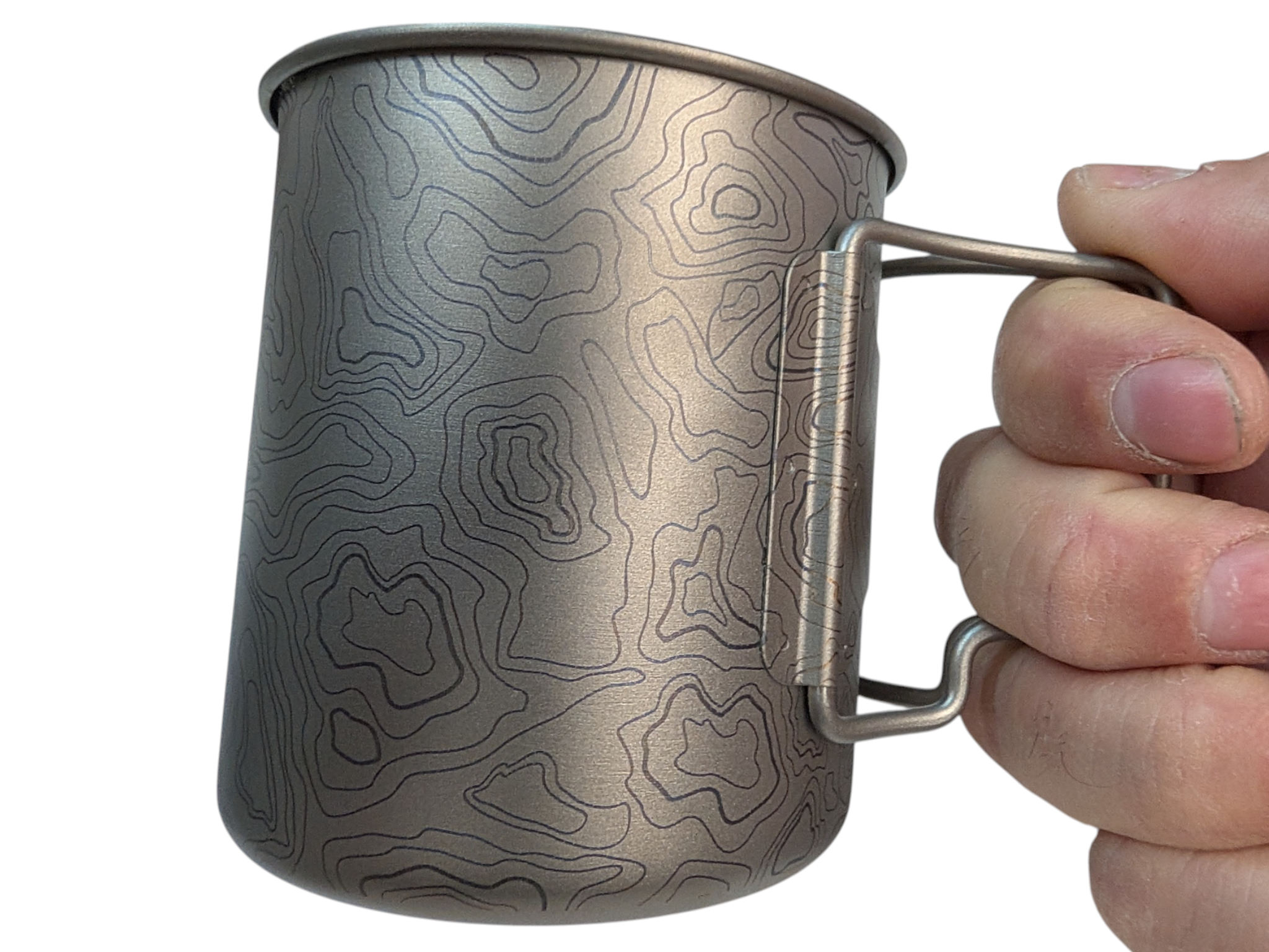 Titanium 15oz Topo-Field Cup + Lid Adventure Kit by Maratac® - Coming Soon!