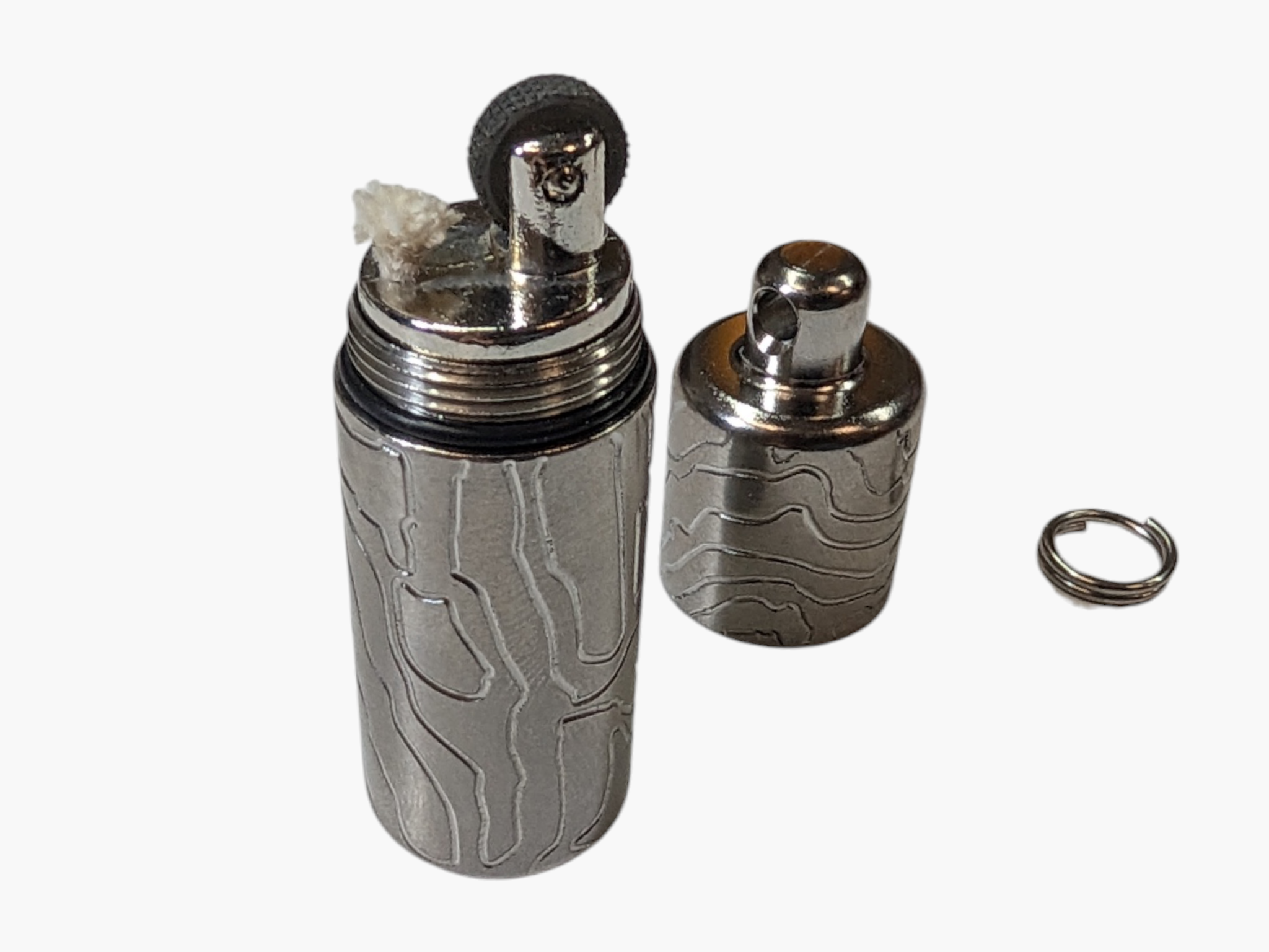 Stainless Steel XL Peanut Lighter by Maratac® - Gen 4 KNURLED ( Coming Soon )