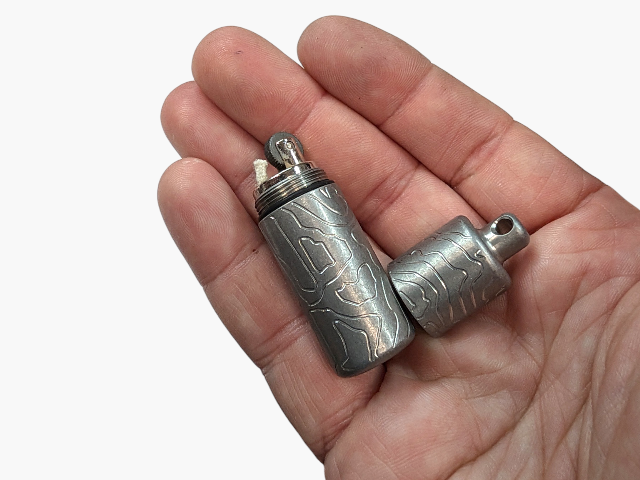 Stainless Steel XL Peanut Lighter by Maratac® - Gen 4 KNURLED ( Coming Soon )